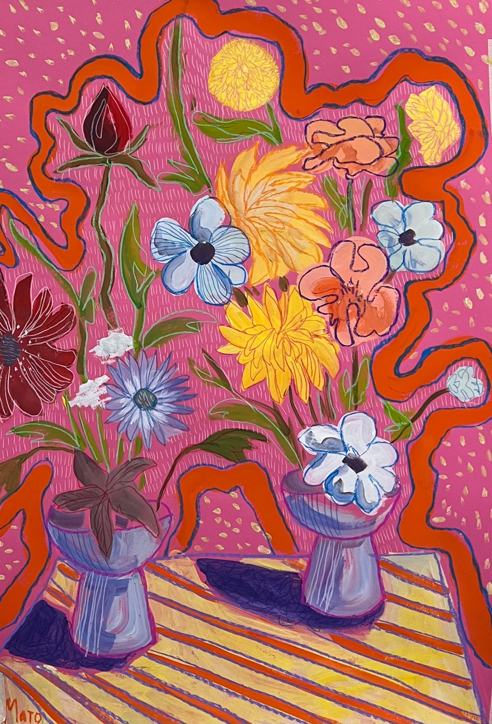 Александра Мато (Авторская графика - 
                  50 x 70 см) Март