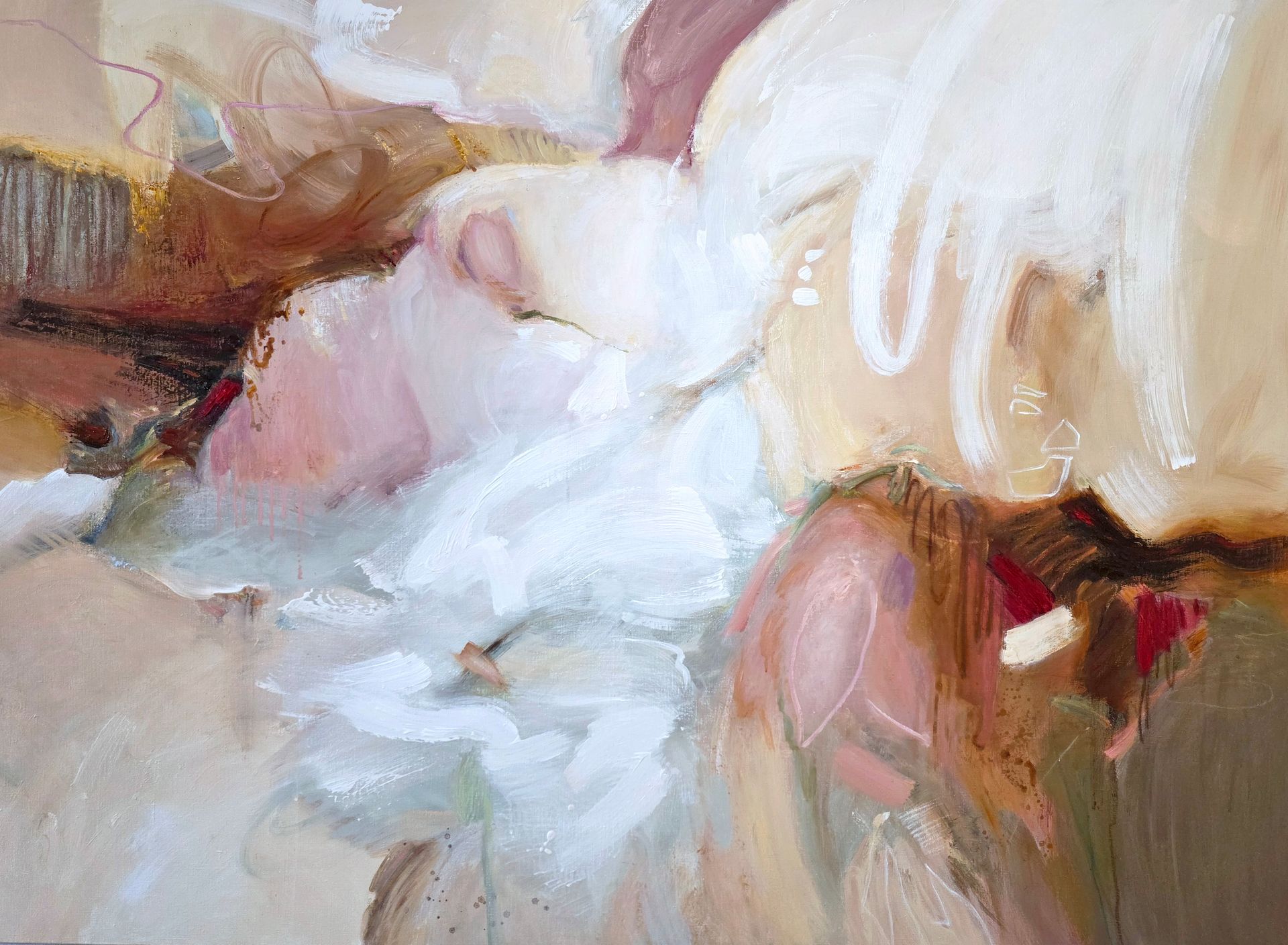 Татьяна Кирикова (Картина, живопись - 
                  150 x 110 см) Поцелуй Утренней Росы