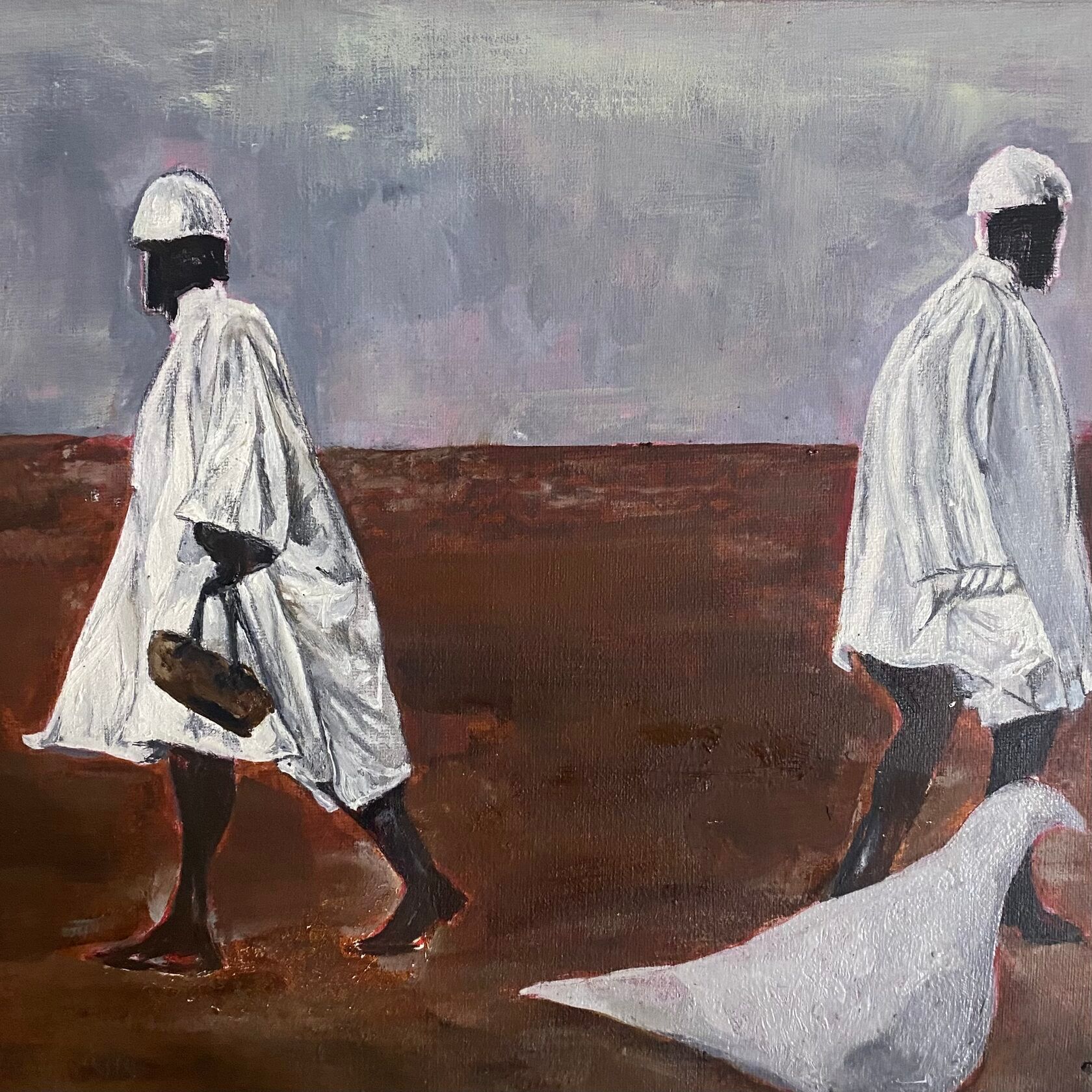 Лена Троянская (Картина, живопись - 
                  30 x 30 см) Резонанс