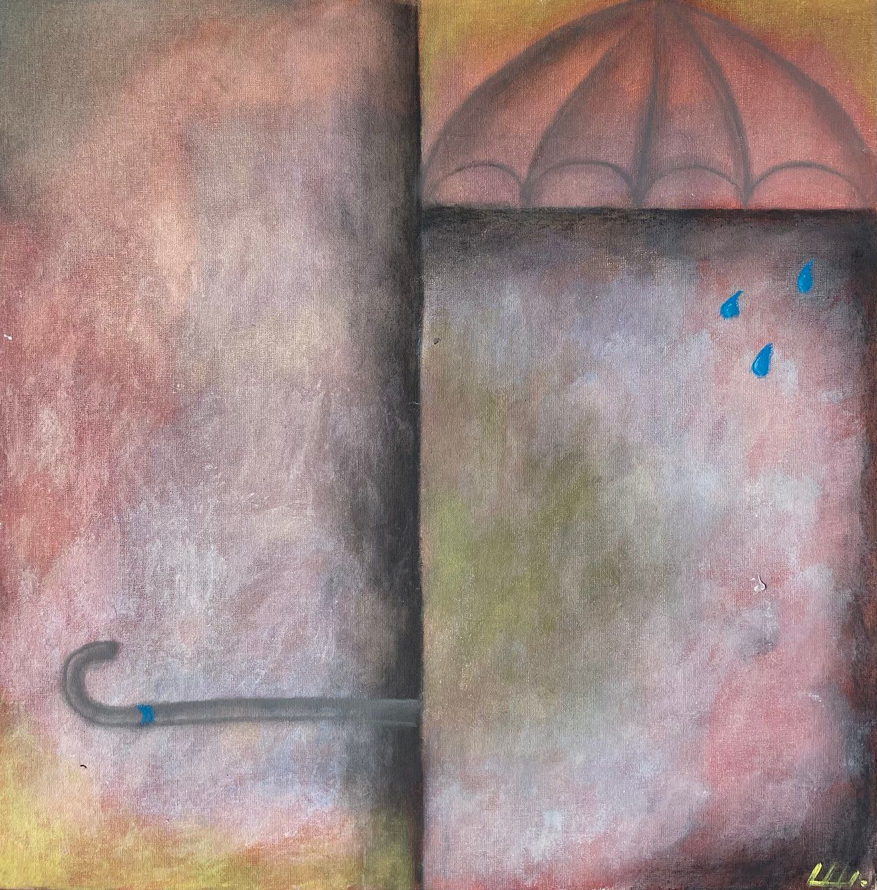 Shishik (Авторская графика - 
                  40 x 40 см) Зонт