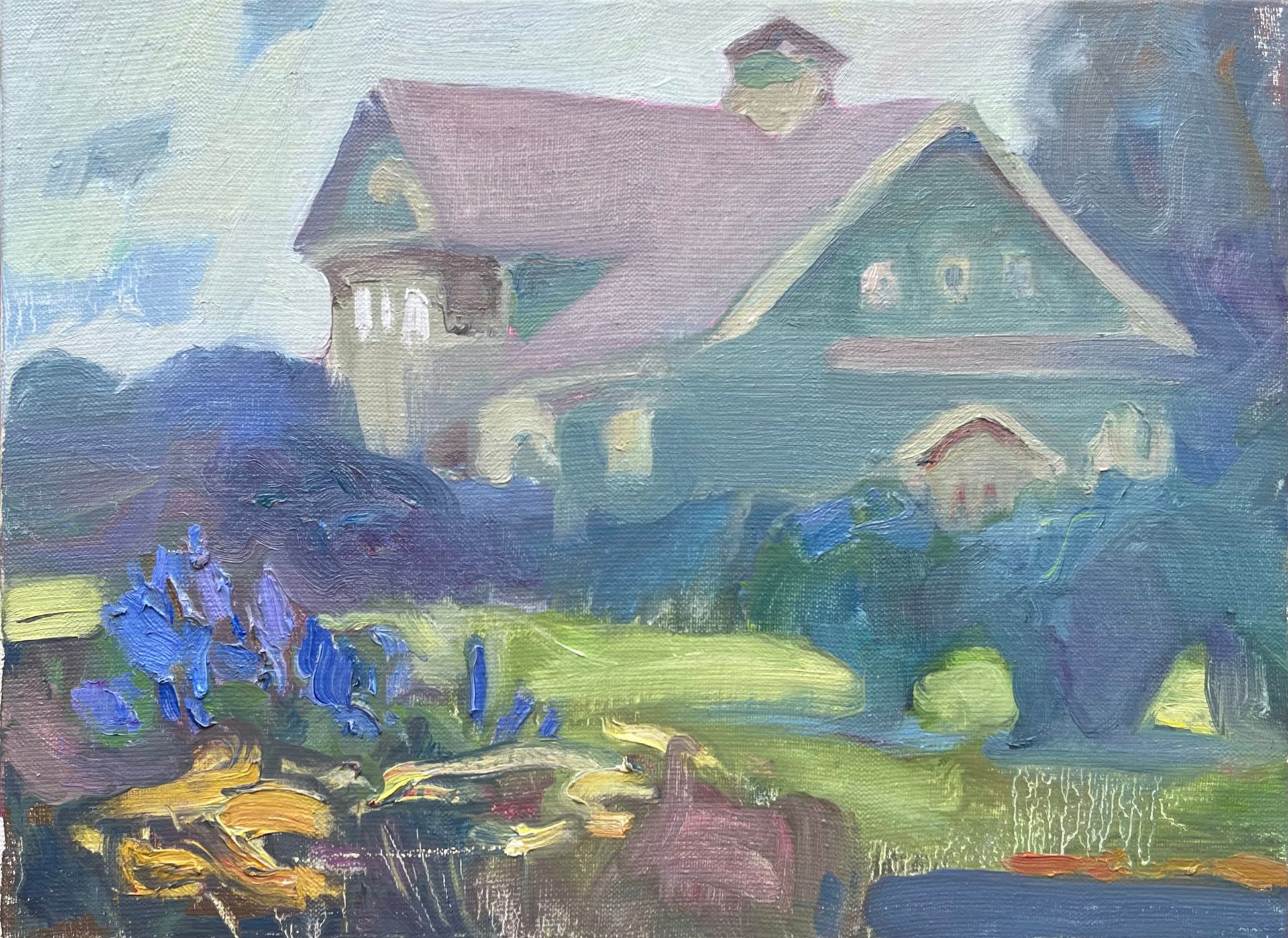 Мария Волкова (Картина, живопись - 
                  40 x 30 см) Усадьба Петровское
