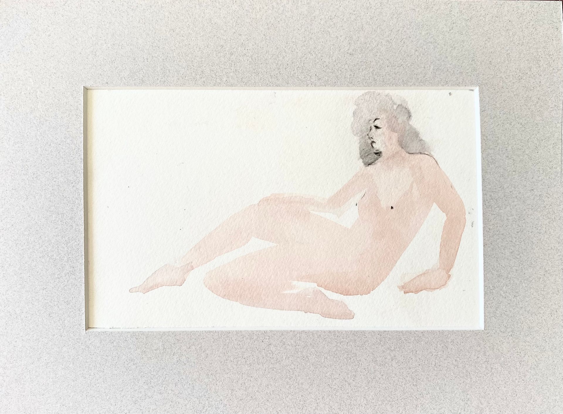 Алина Буглеева (Авторская графика - 
                  20 x 15 см) Cloud Girl
