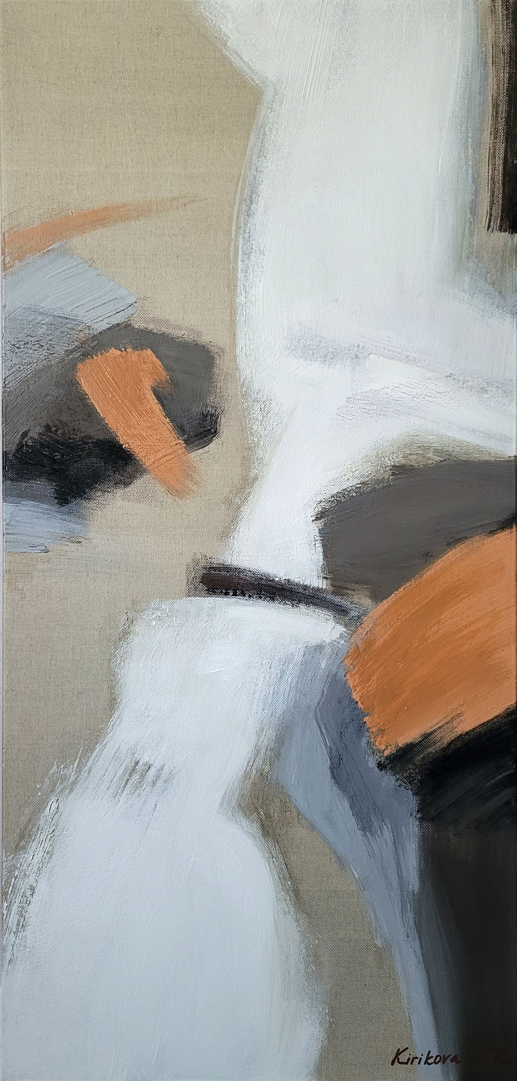 Татьяна Кирикова (Картина, живопись - 
                  55 x 115 см) Orange & Canvas