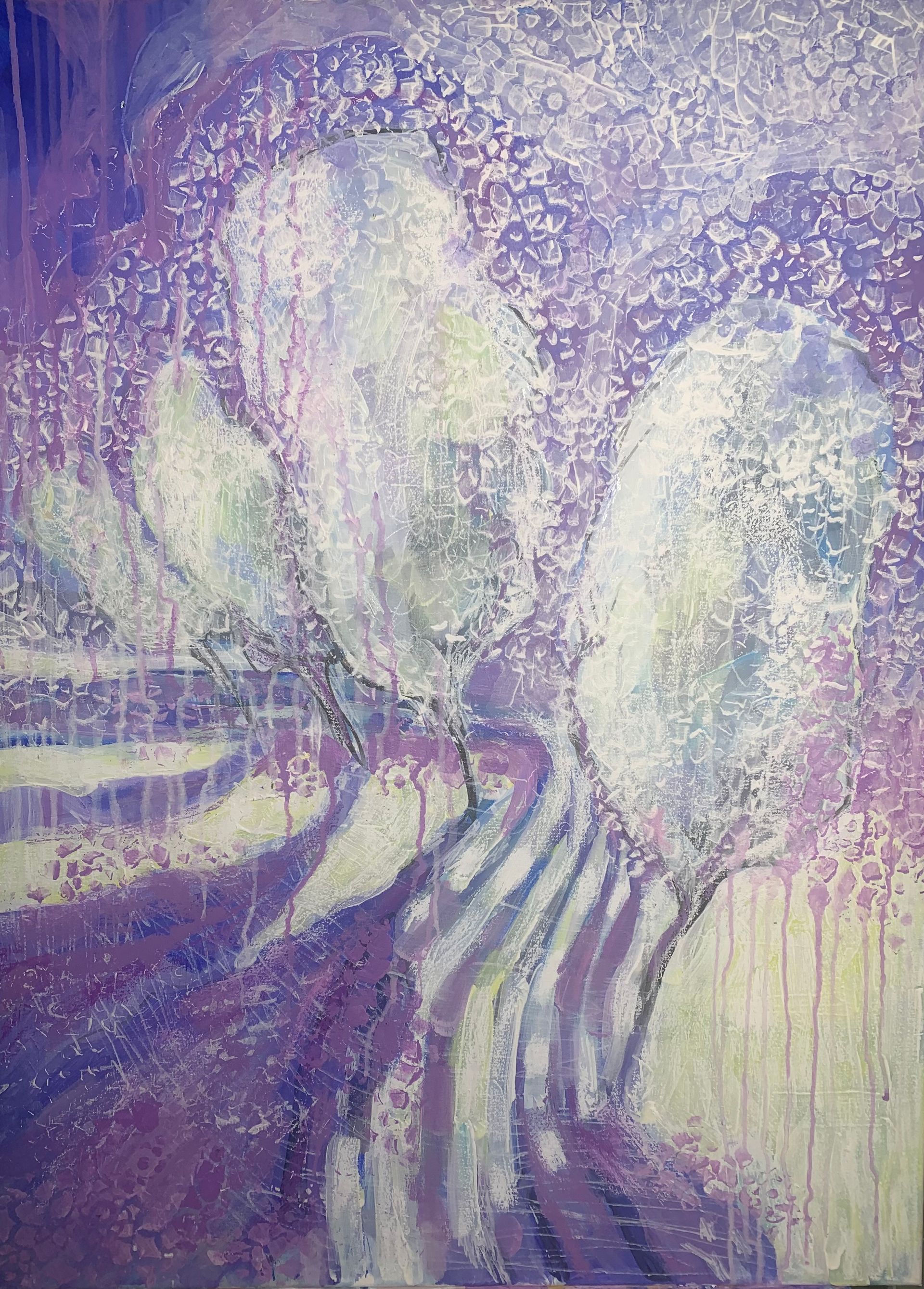 Кошукова Юлия (Картина, живопись - 
                  60 x 80 см) Иней