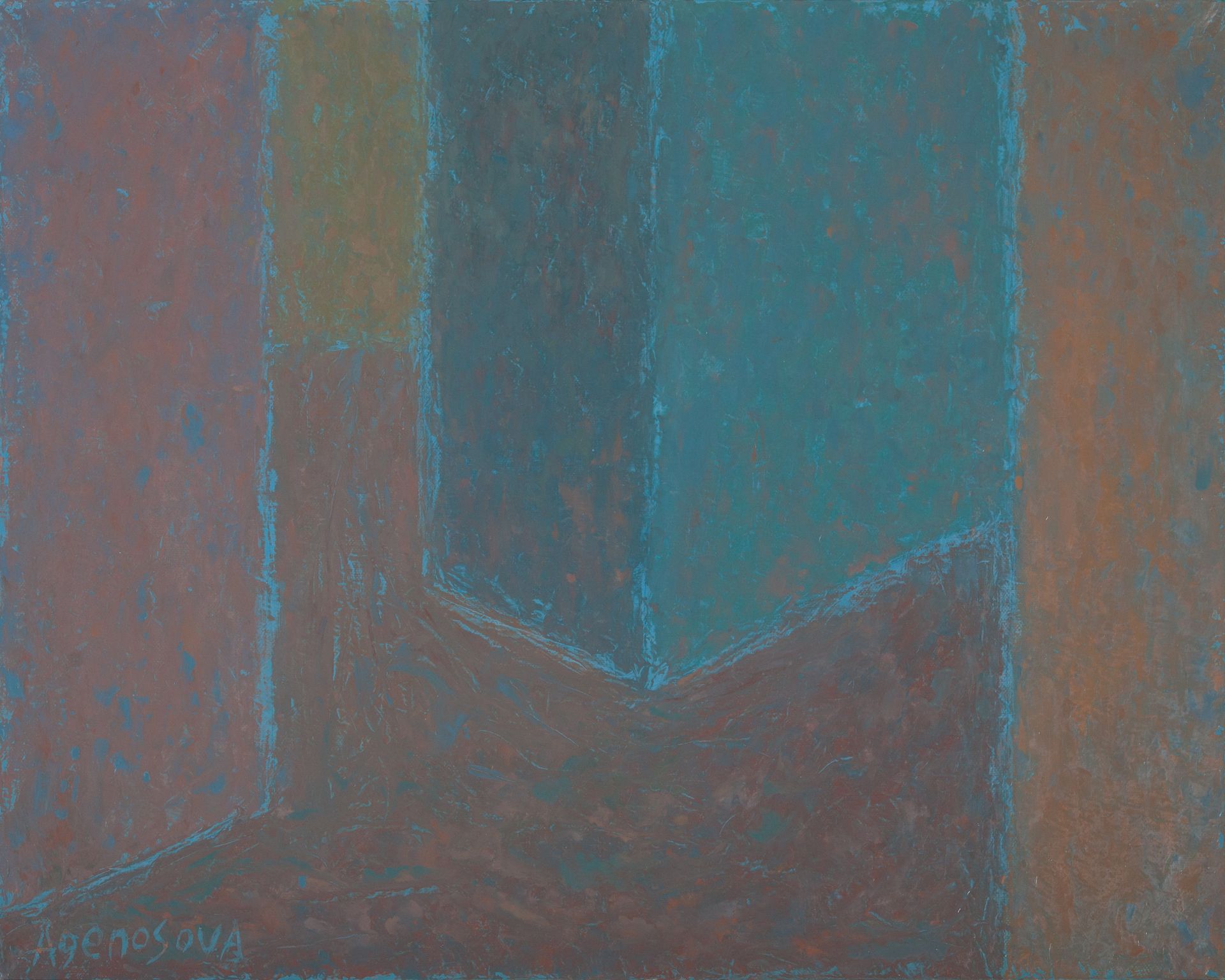 Юлия Агеносова (Картина, живопись - 
                  100 x 80 см) Ноябрь, 12