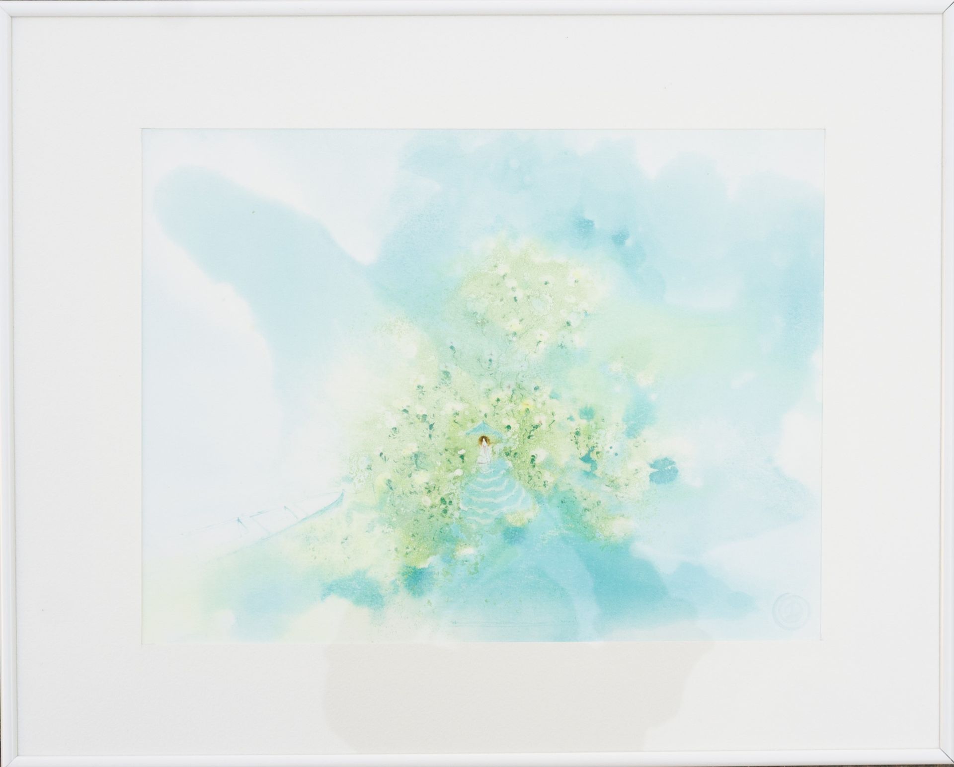 Павел Дибров (Авторская графика - 
                  50.5 x 40.5 см) Цветение