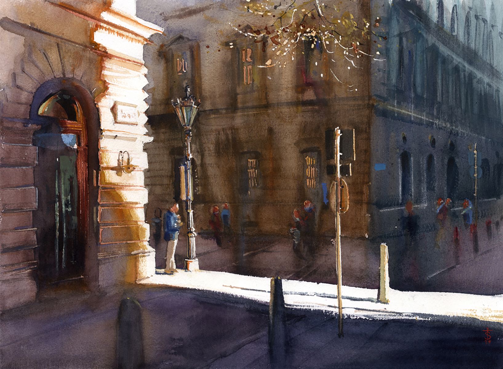Виктория Севастьянова (Картина, живопись - 
                  40 x 30 см) Последний луч закатного солнца