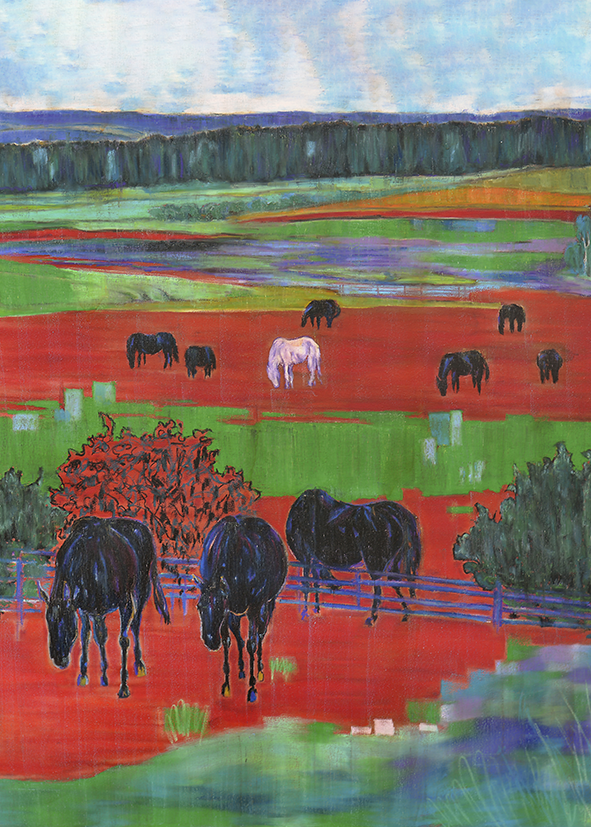 Кеша (Ирина Гусева) (Графика печатная - 
                  50 x 70 см) Без названия 5