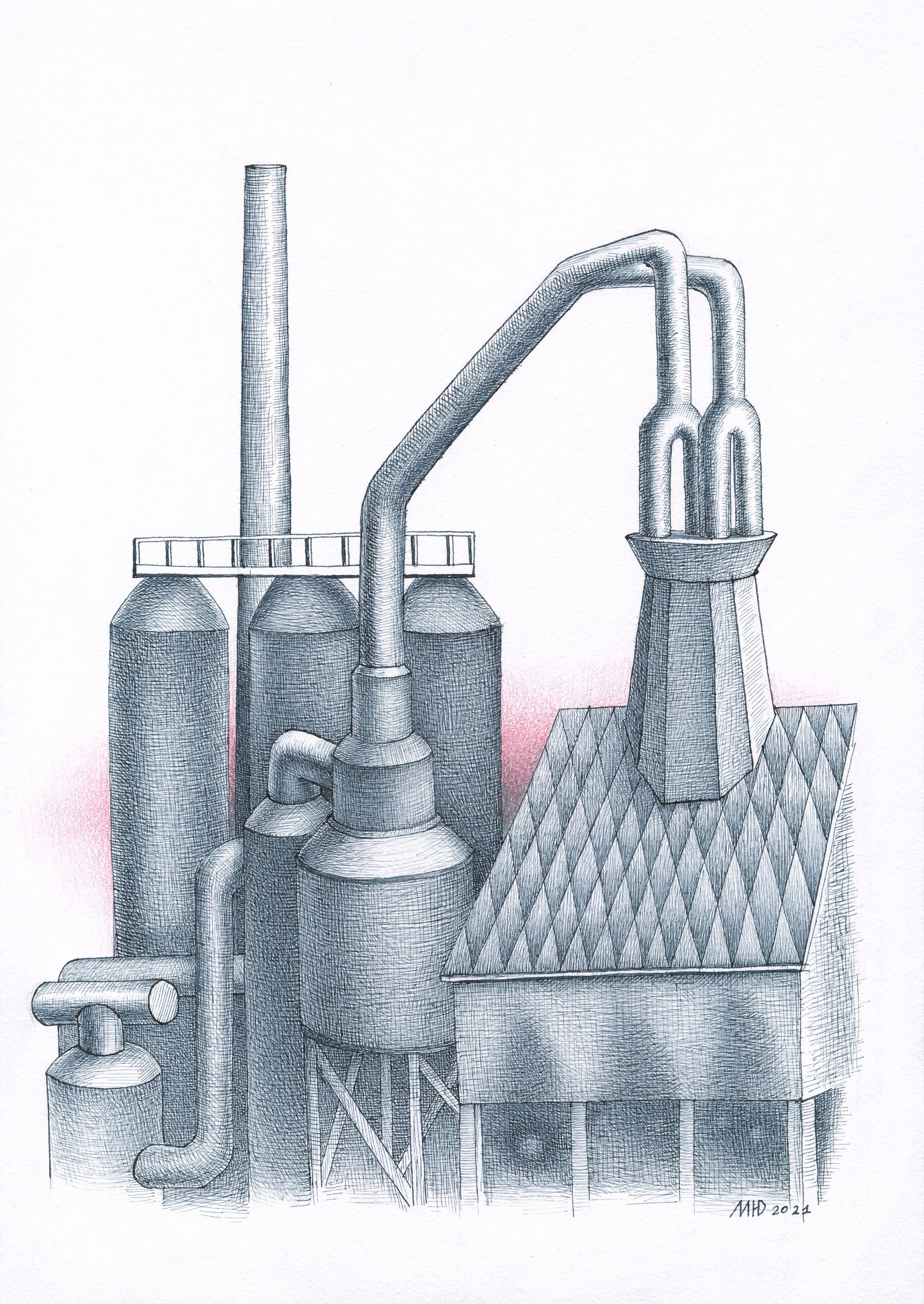 Юлия Малинина (Авторская графика - 
                  30 x 40 см) Домна