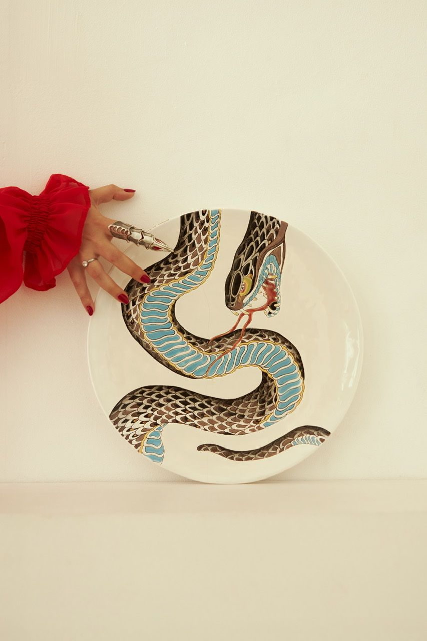 Динара Амирова (Объект - 
                  34 x 5 см) Змея