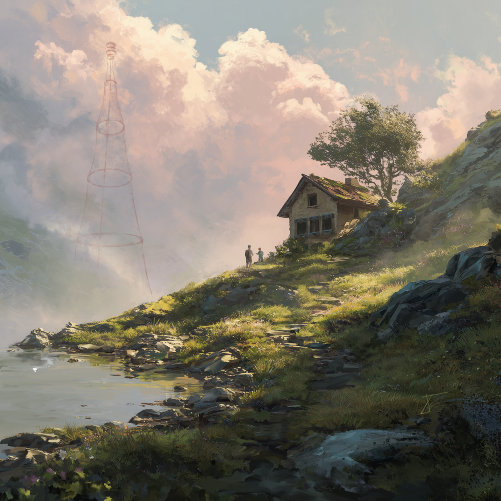 Алёша Калязин (Графика цифровая (принты) - 
                  80 x 80 см) Братья