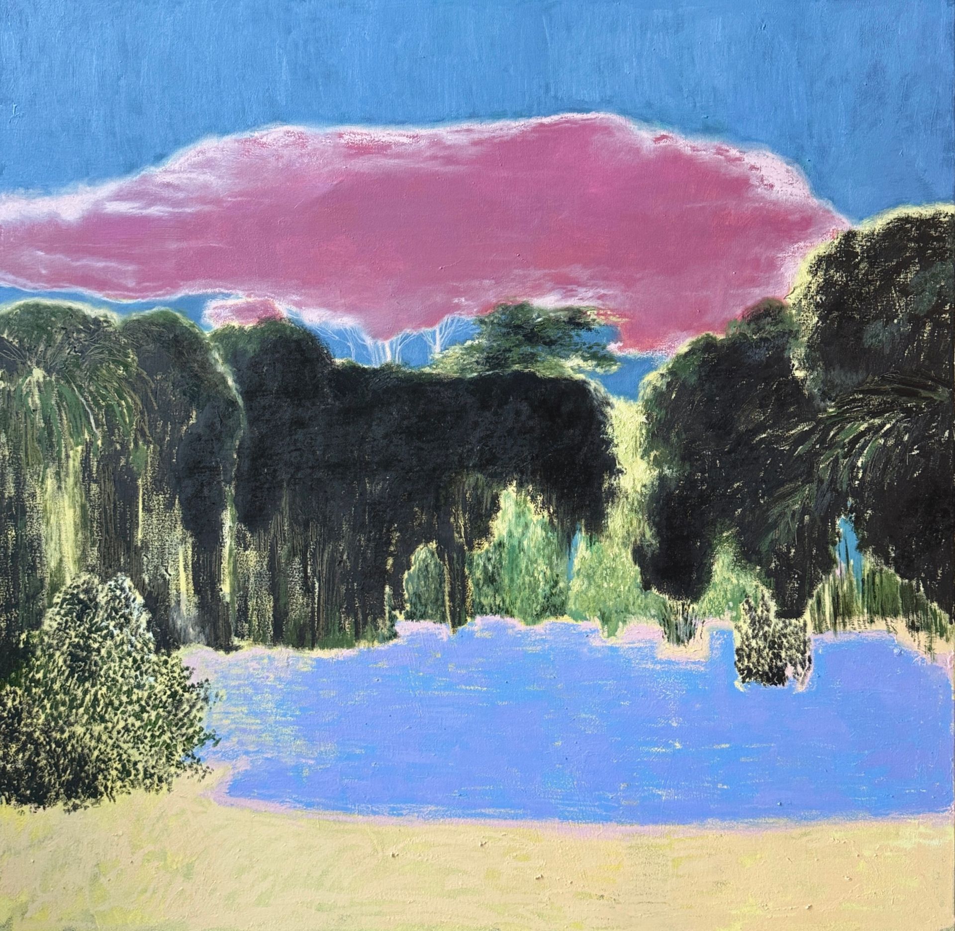 Елизавета Пугачева (Картина, живопись - 
                  100 x 100 см) Облако