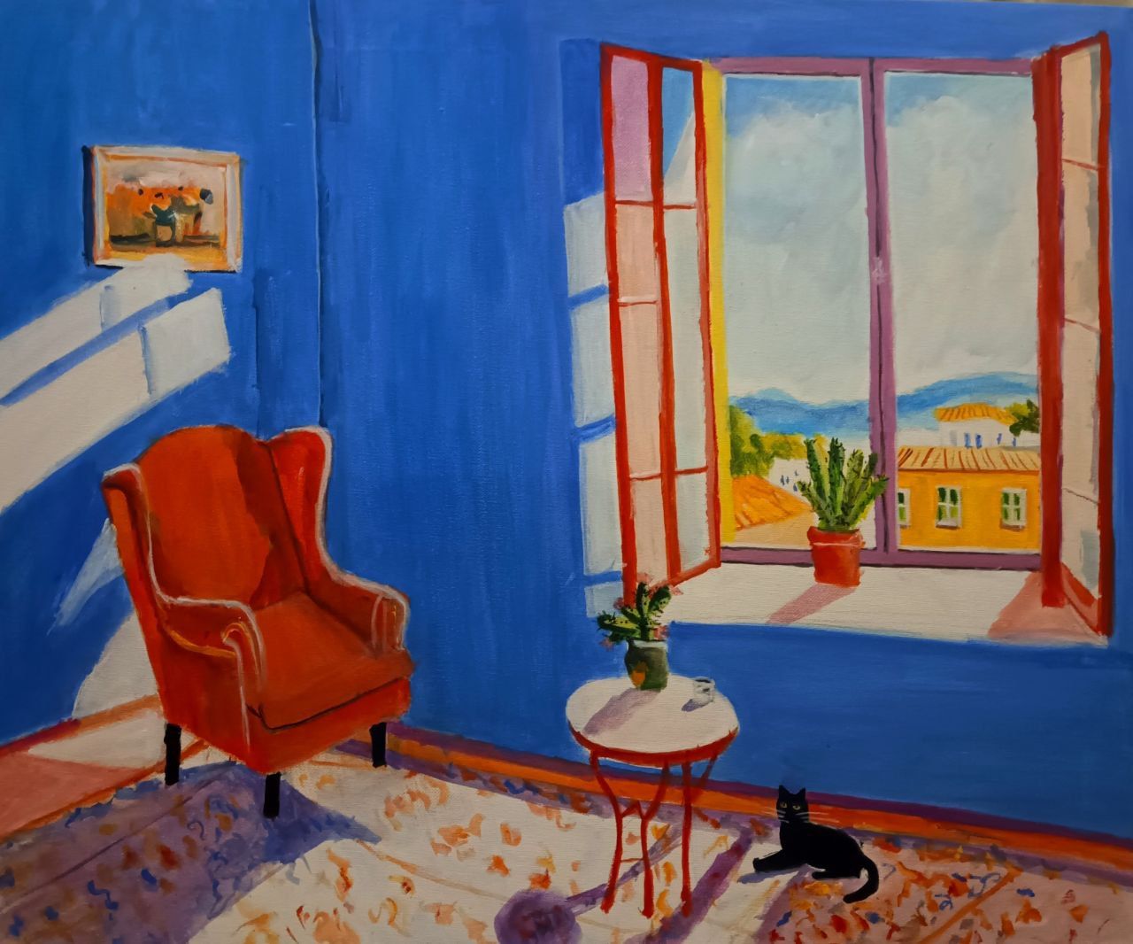 Ольга Чужакова (Картина, живопись - 
                  60 x 50 см) Весенним днем