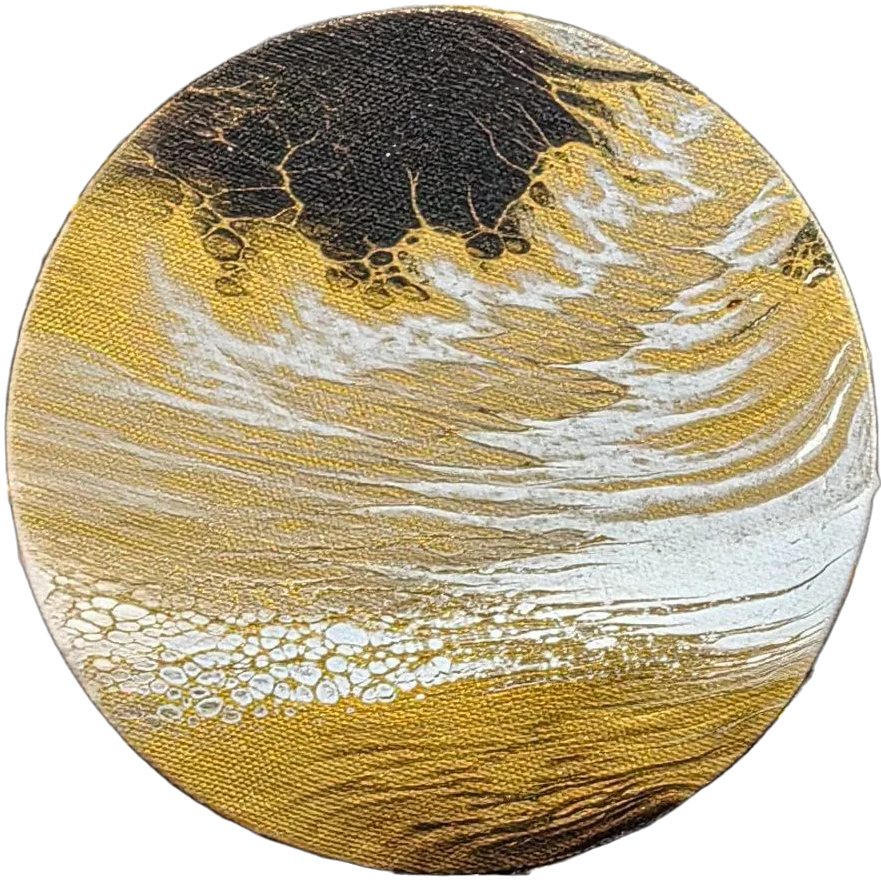 Елена Казанская (Картина, живопись - 
                  20 x 20 см) Миниатюрная картина на мольберте