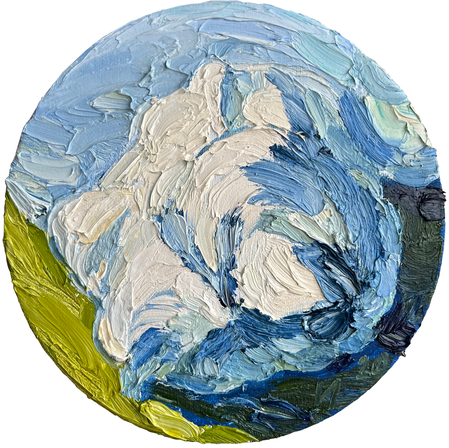 Иван Глазков (Картина, живопись - 
                  20 x 20 см) У фонтана Бахуса 2