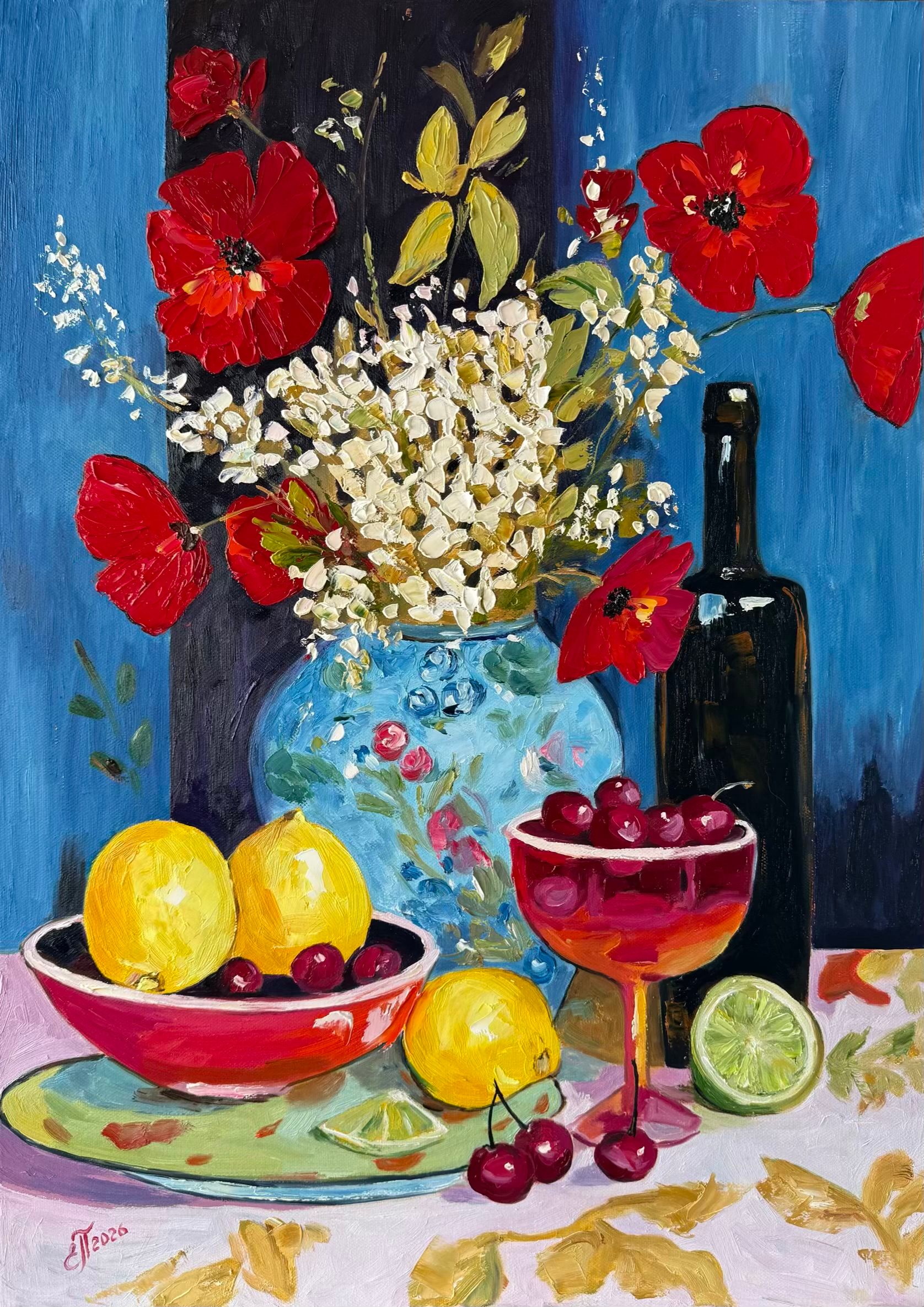 Елена Полищук (Картина, живопись - 
                  50 x 70 см) Лето на вкус