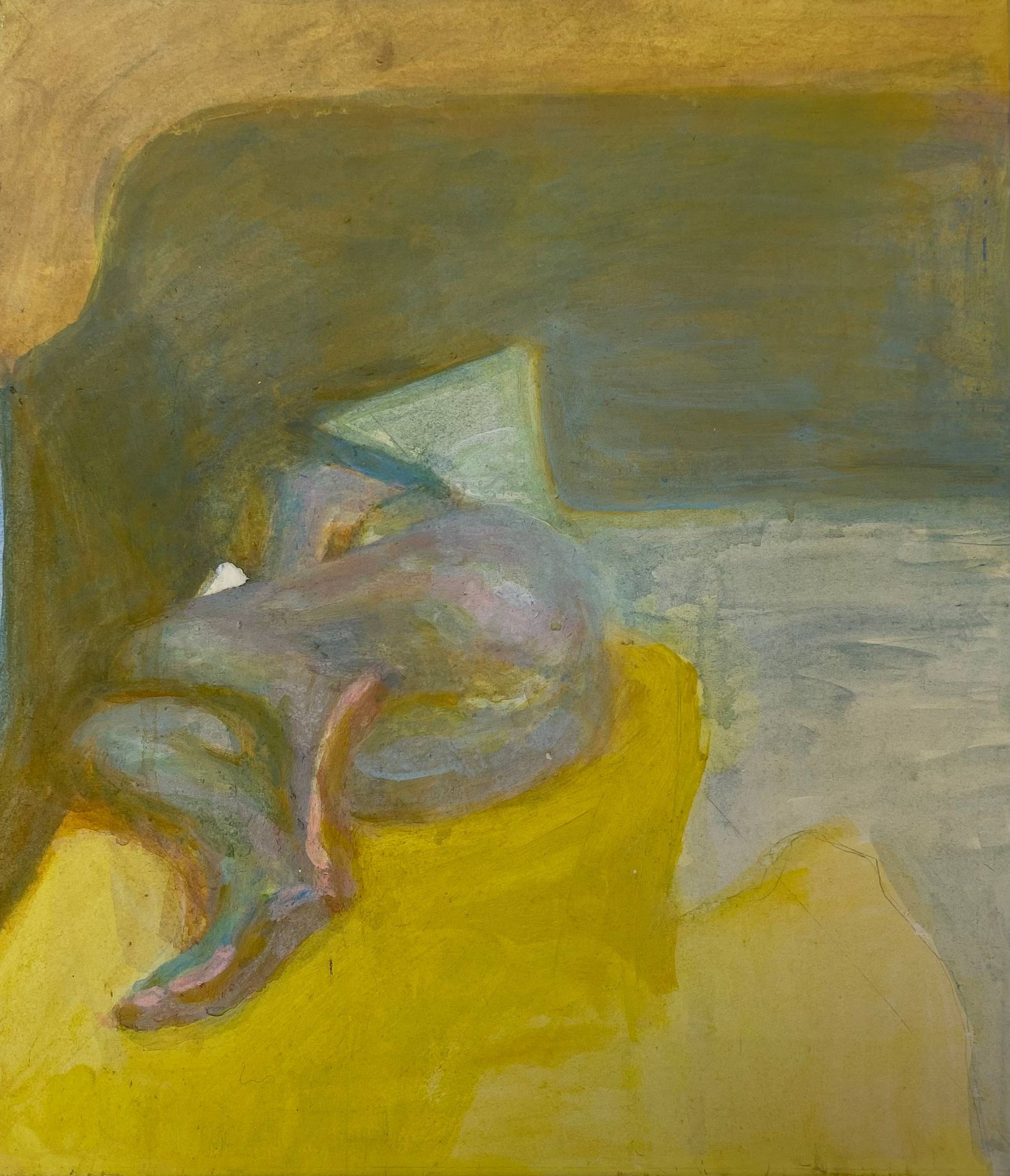 Мария Попова (Картина, живопись - 
                  35 x 40 см) Из серии "Постели" №4