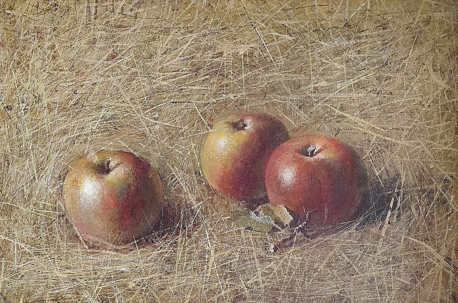 Людмила Пономарева (Картина, живопись - 
                  60 x 40 см) Красные яблоки