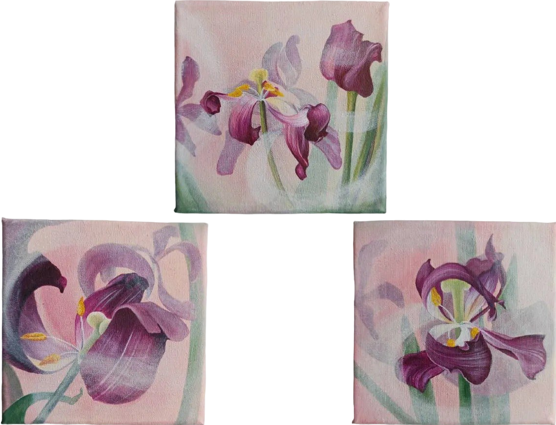 Александра Головина (Картина, живопись - 
                  30 x 10 см) Мимолетность