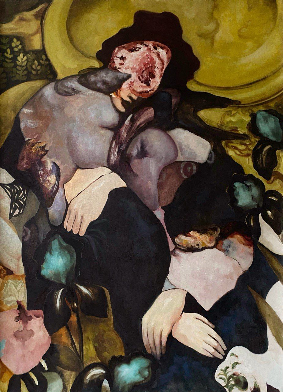 Катя Никитина (Картина, живопись - 
                  100 x 140 см) Затащи меня в Рай