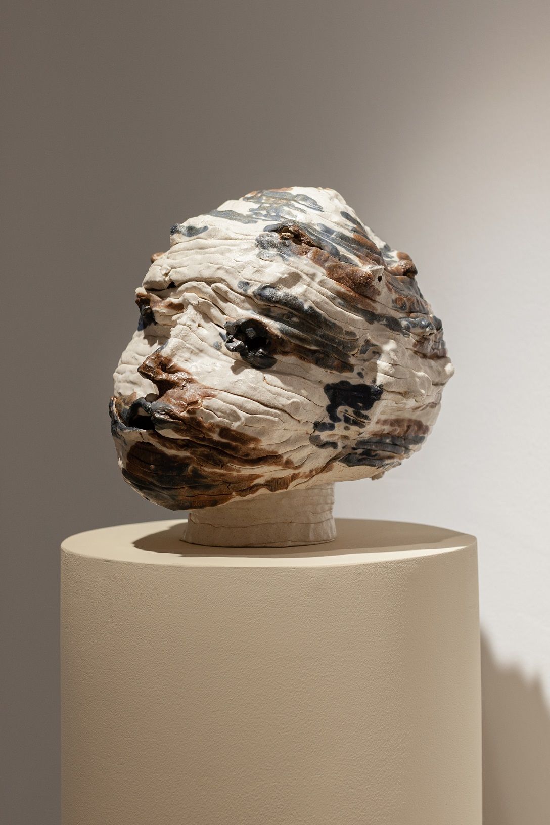 Алена Кость (Скульптура - 
                  30 x 30 см) Голова N2