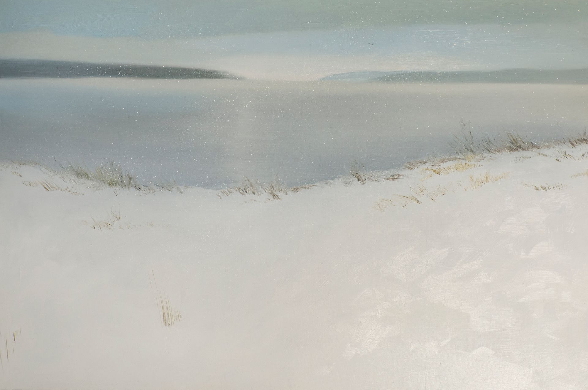 Анастасия Попова (Картина, живопись - 
                  100 x 80 см) Зима пришла