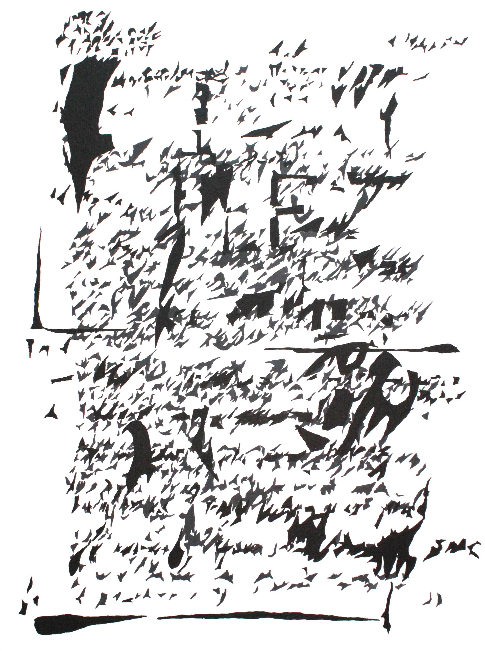 Лидия Жудро (Картина, живопись - 
                  30 x 40 см) Из серии "Попытки компромисса"
