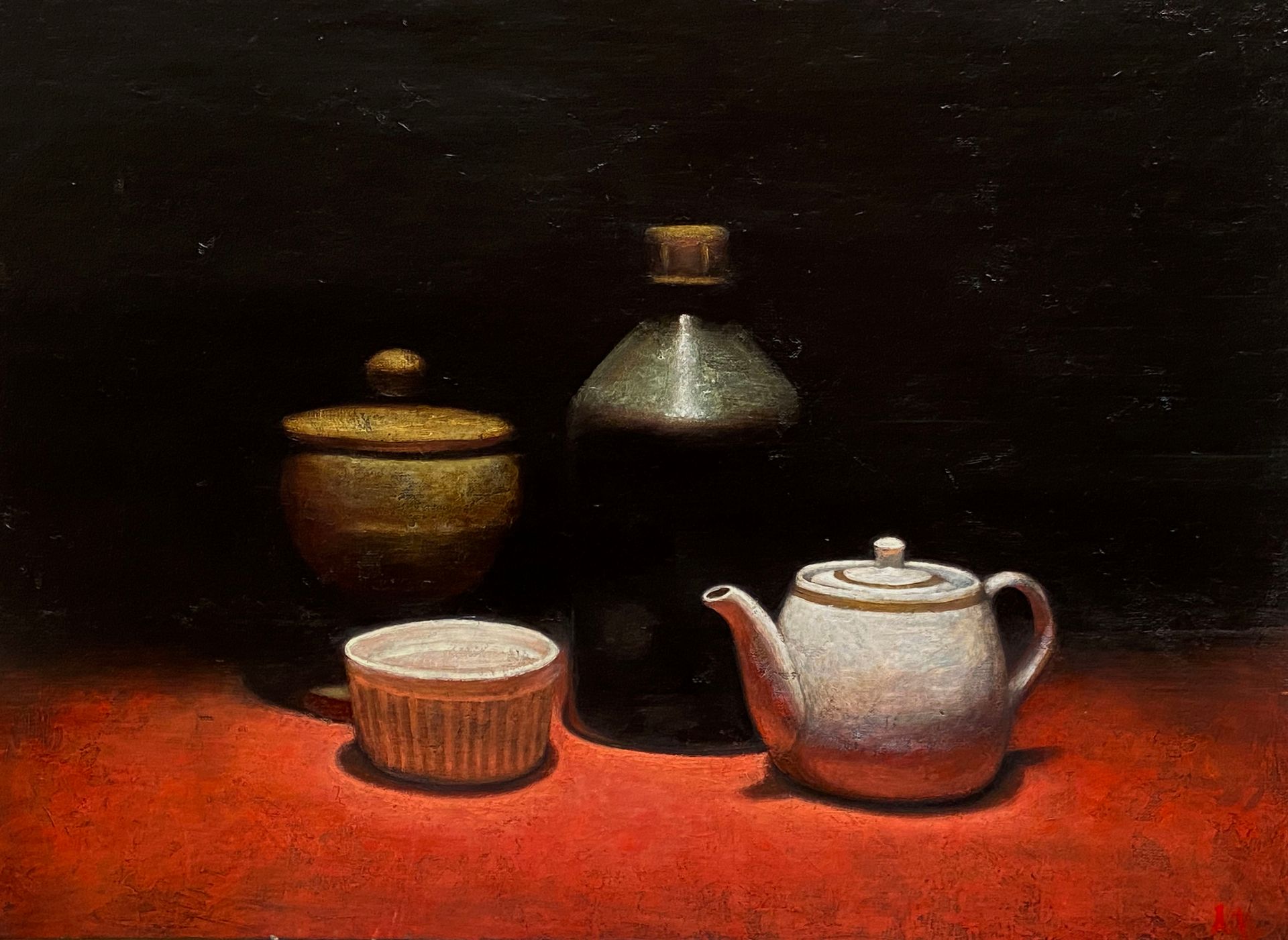 Арсений Ващенко (Картина, живопись - 
                  66.5 x 48 см) Натюрморт с чайником