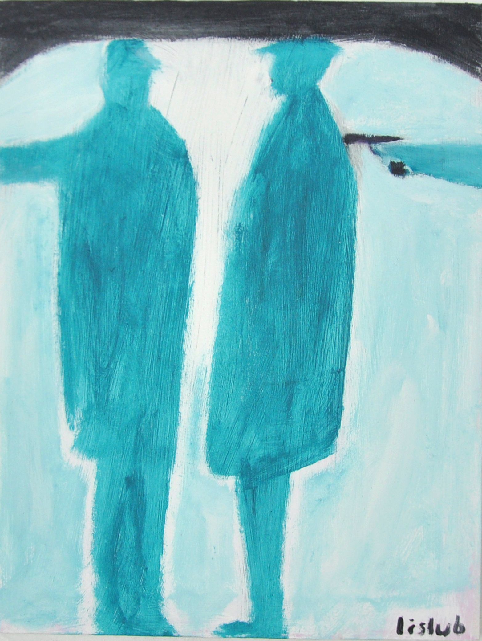 Любовь Лисицына (Картина, живопись - 
                  45 x 60 см) История одной дружбы