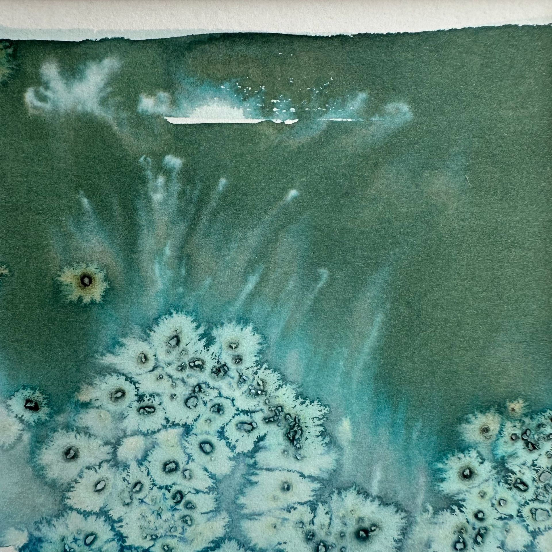 Анастасия Попова (Авторская графика - 
                  30 x 30 см) Морское, часть I