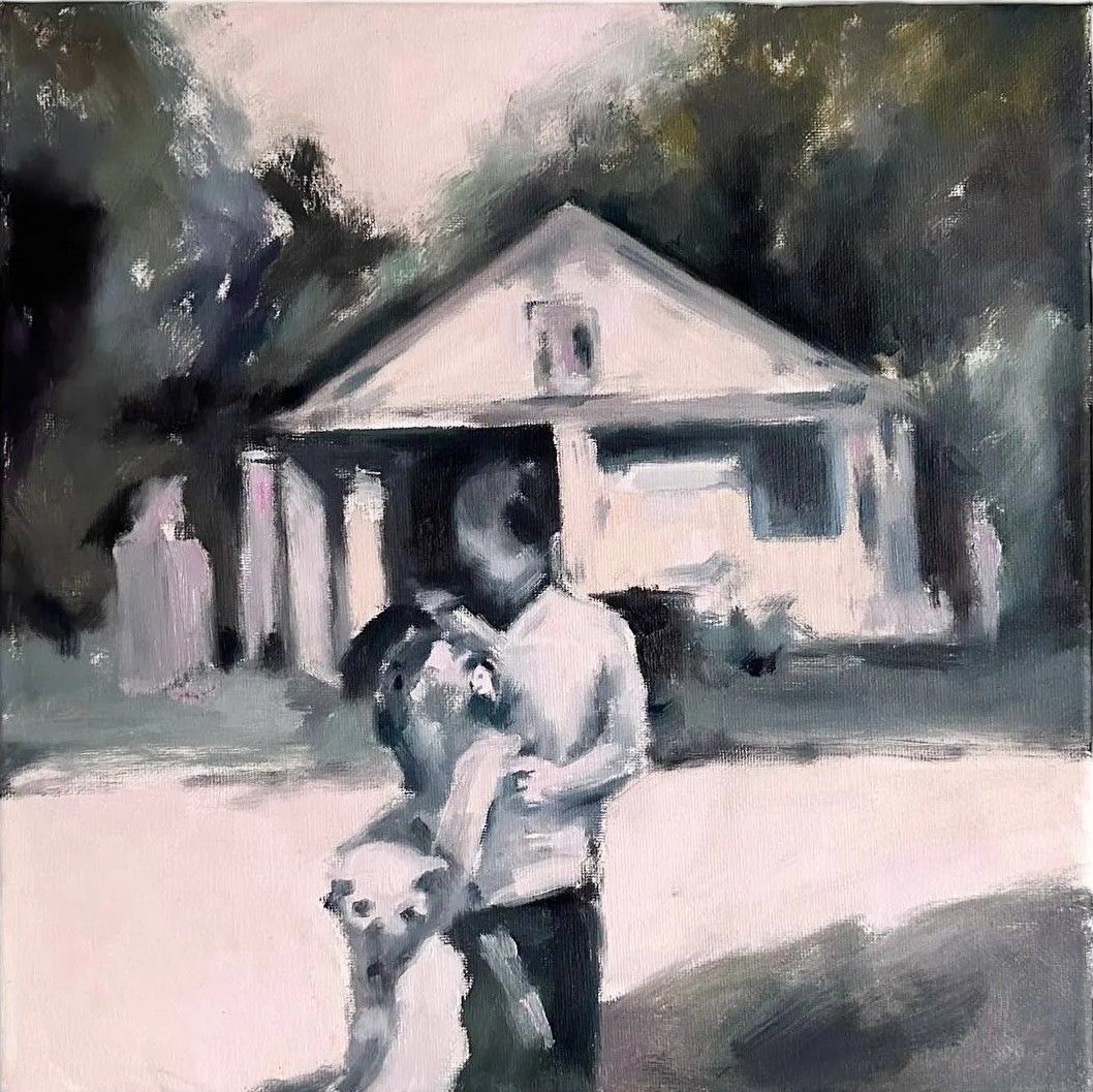 Кристина Пуршина (Картина, живопись - 
                  30 x 30 см) Из серии "Закулисье"