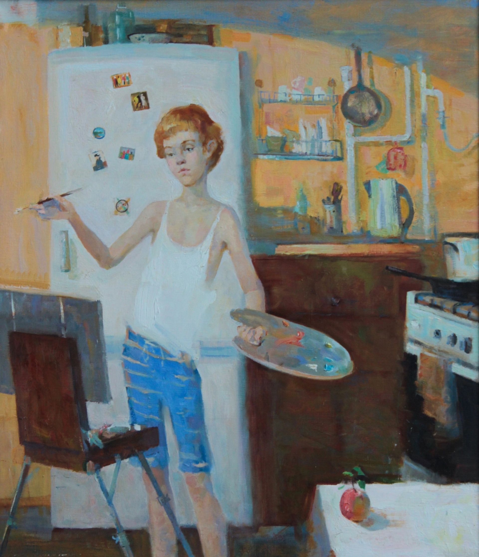 Алина Коршункова (Картина, живопись - 
                  60 x 70 см) Мечтатель