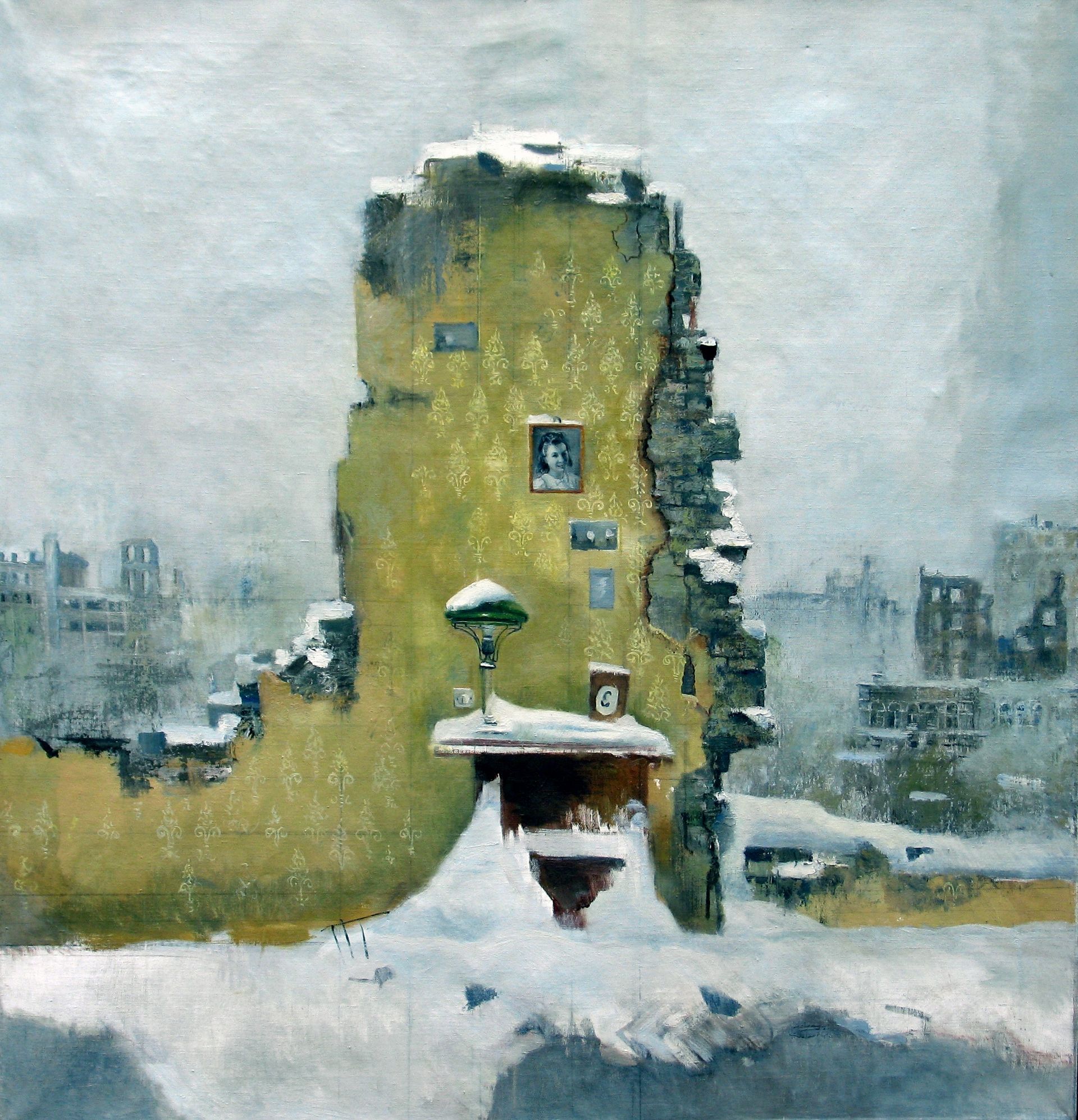 Екатерина Лутохина (Картина, живопись - 
                  110 x 110 см) Война