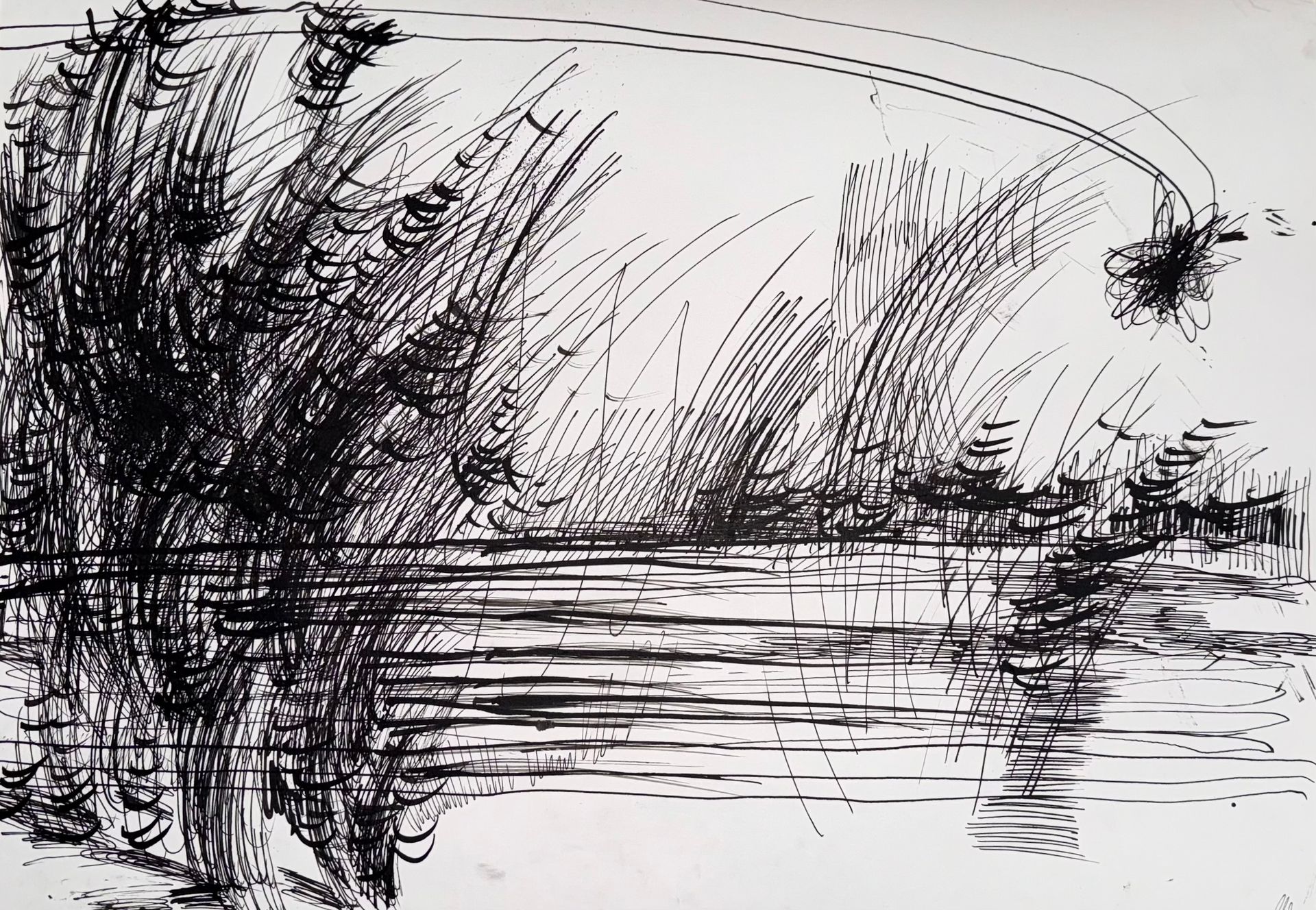 Маргарита Чигодайкина (Авторская графика - 
                  59.4 x 42 см) Абсолютное поле