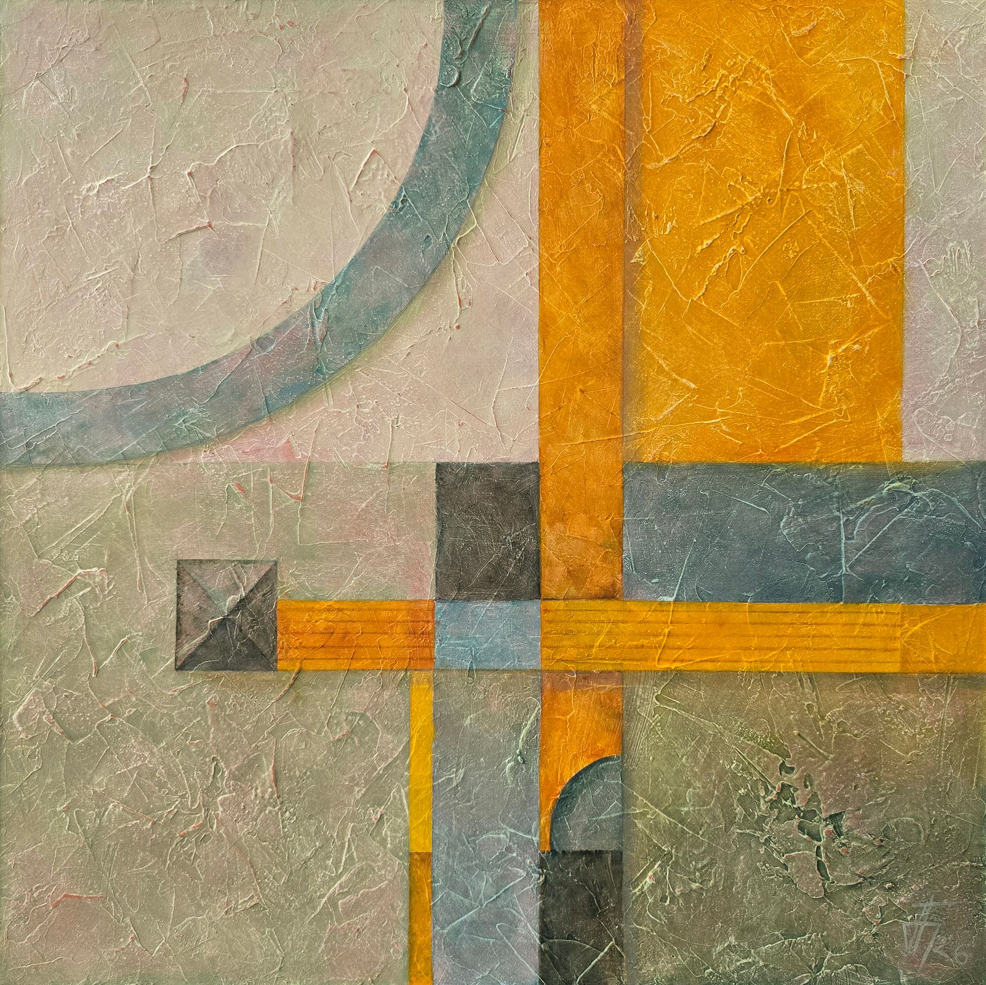 Александр Буданов (Картина, живопись - 
                  50 x 50 см) Порядок Случайности