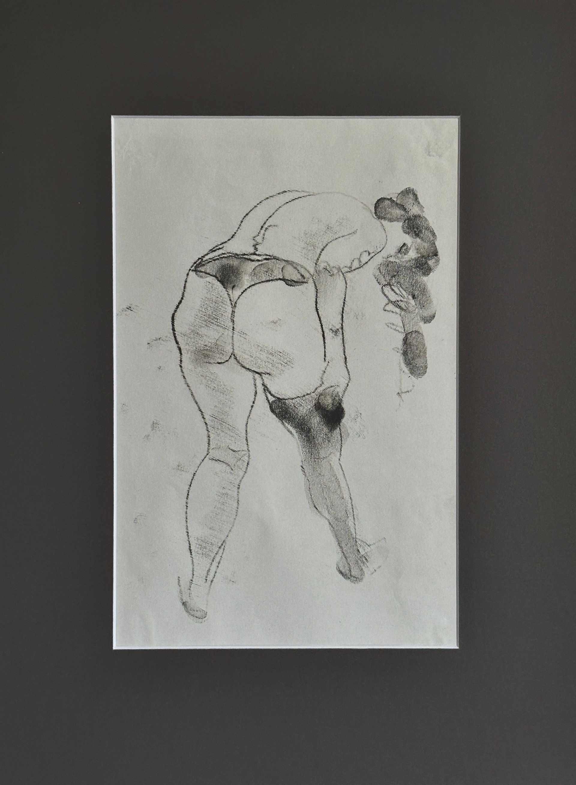 Илья Хахарев (Авторская графика - 
                  30 x 40 см) Обнаженная