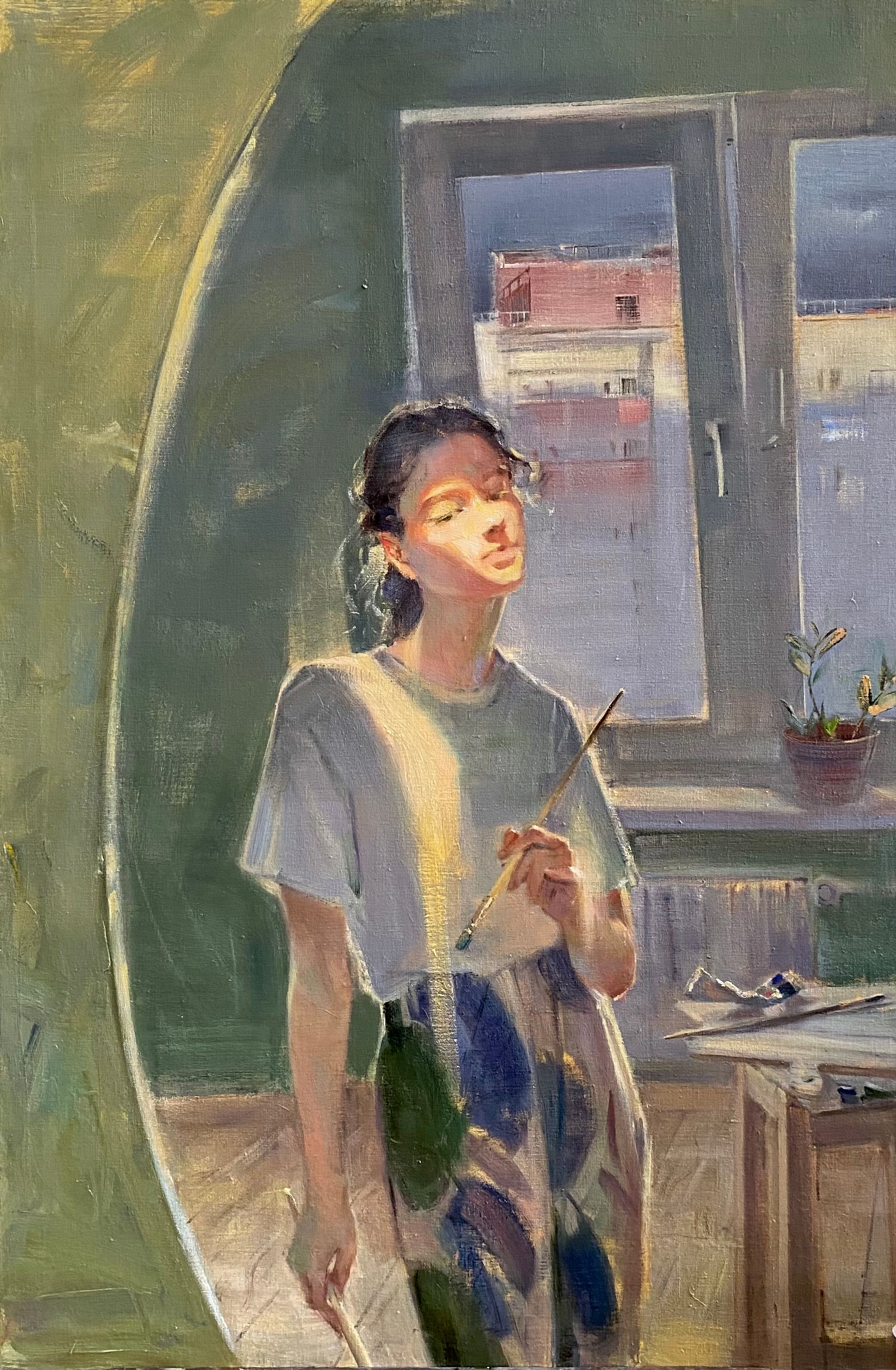 Алина Буглеева (Картина, живопись - 
                  85 x 120 см) Луч