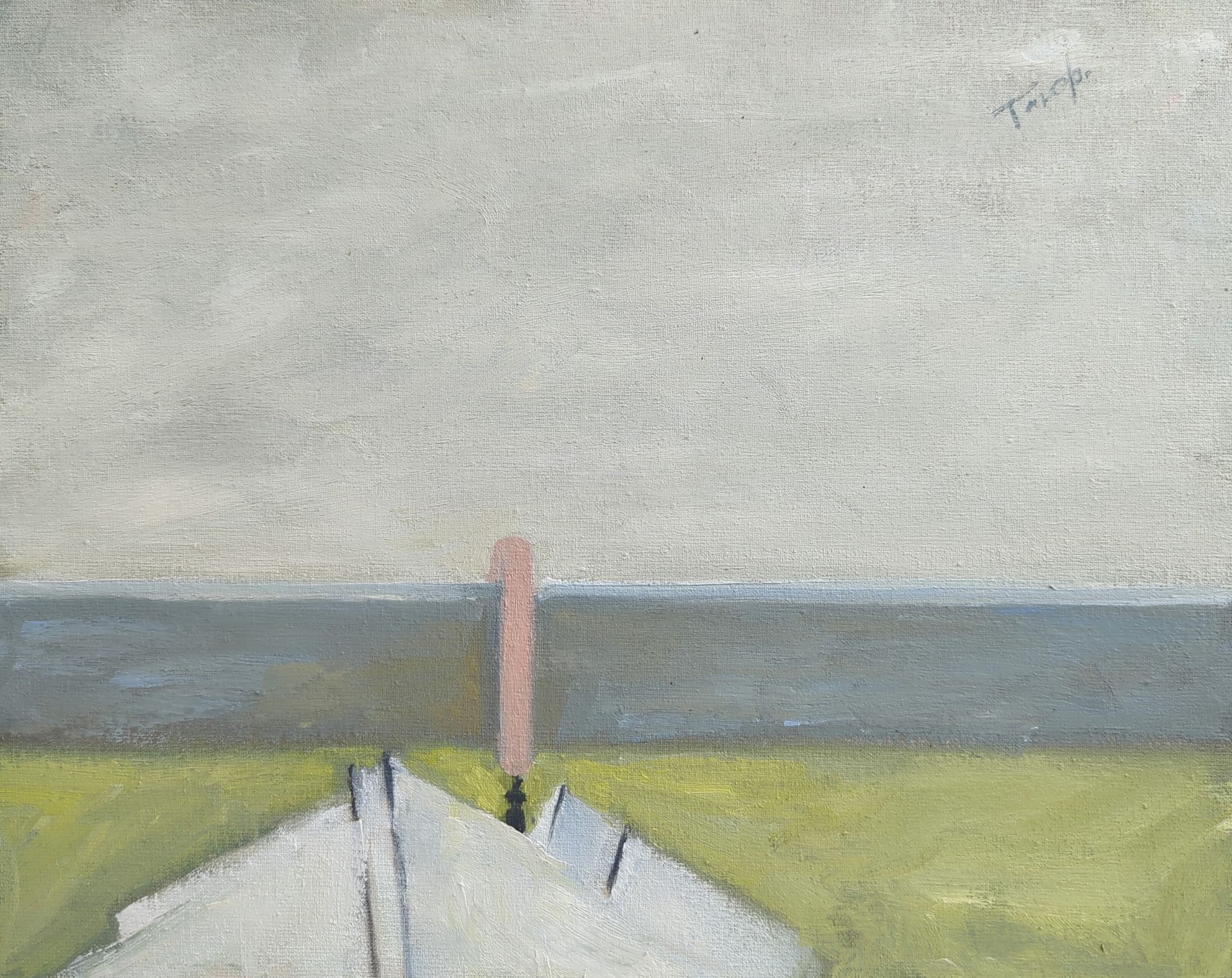 Анастасия Таюрская (Картина, живопись - 
                  30 x 24 см) Зонт