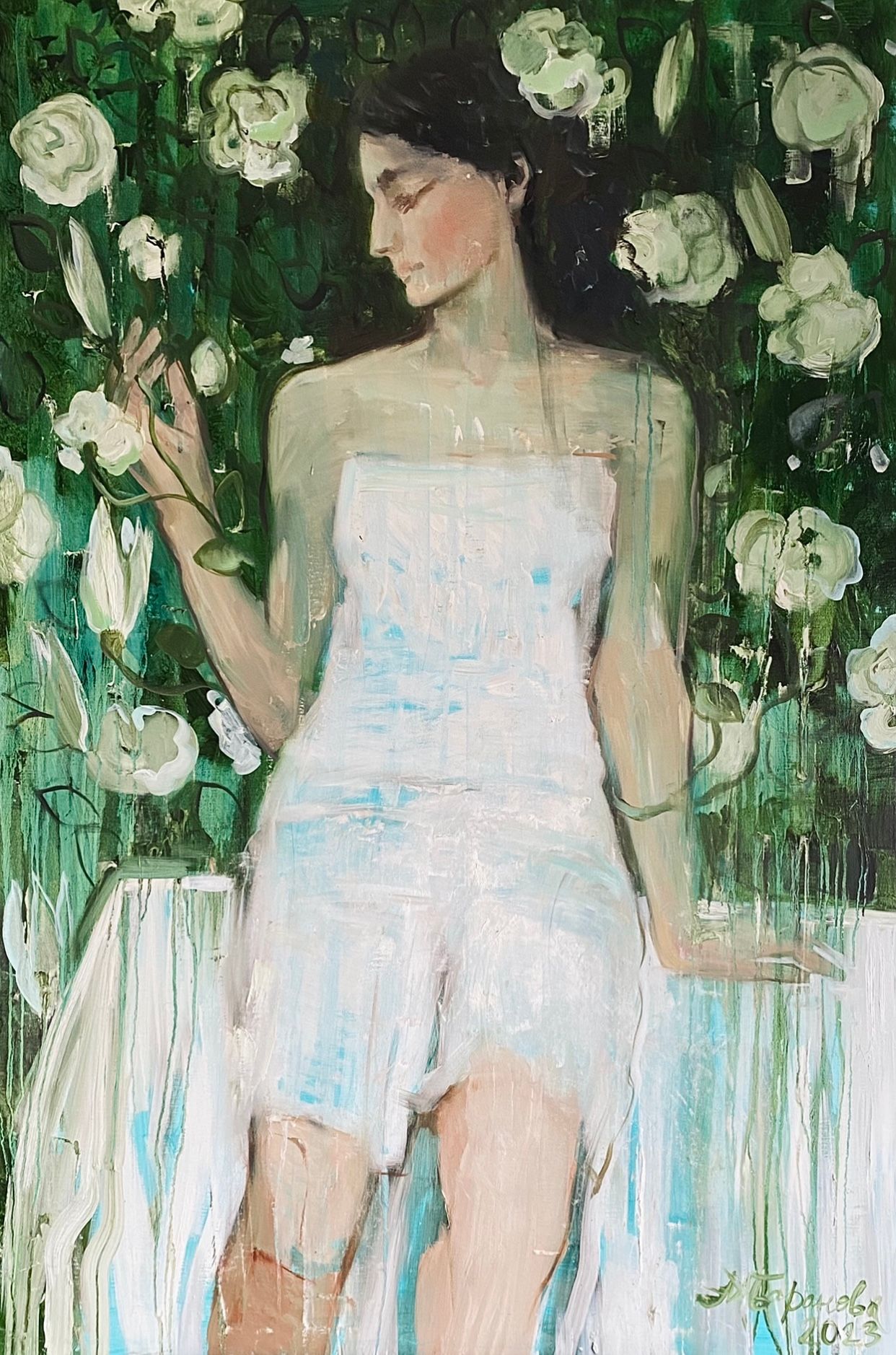 Маргарита Баранова (Картина, живопись - 
                  80 x 120 см) Флора