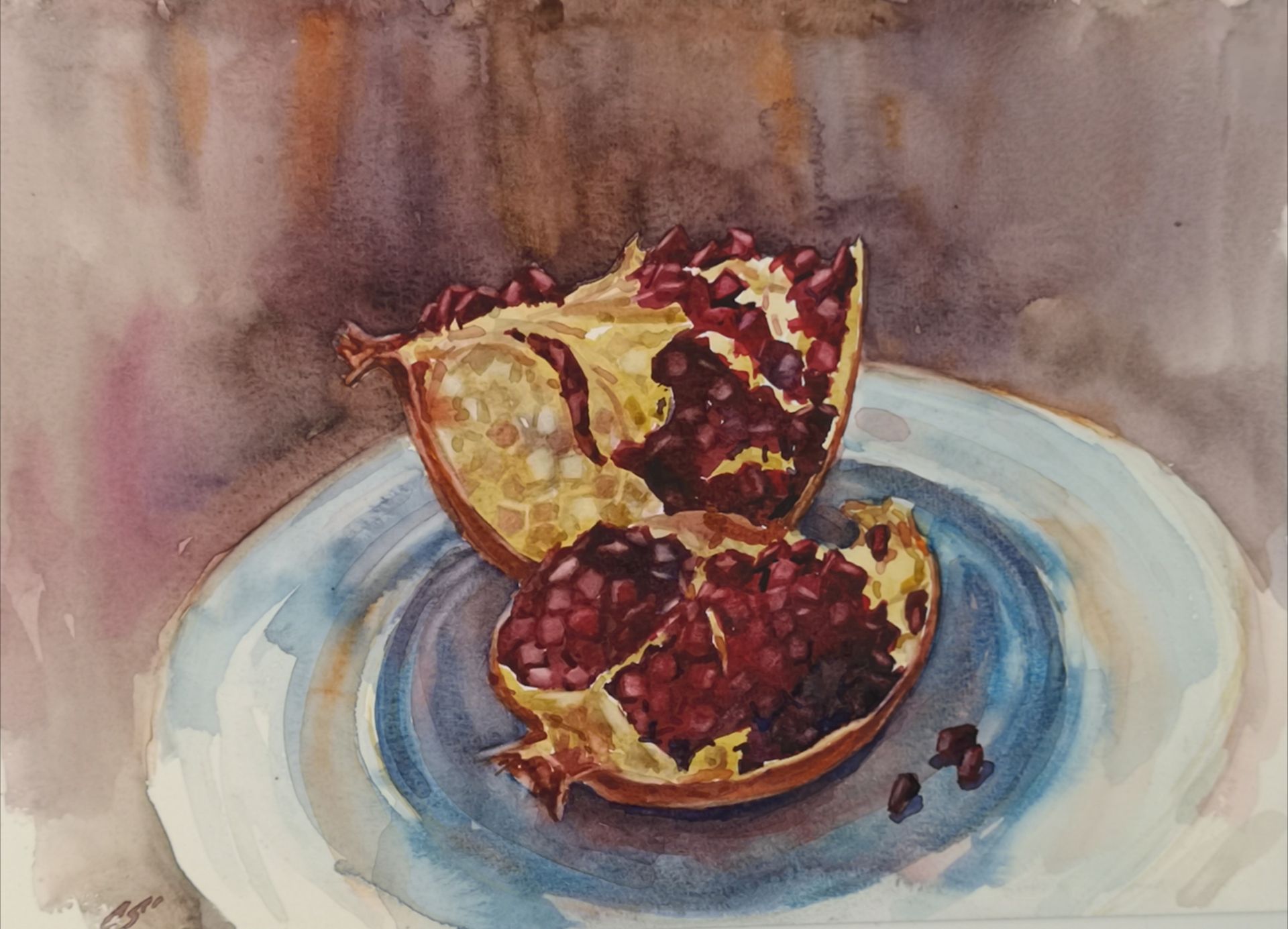 Елена Санина (Авторская графика - 
                  30 x 21 см) Внутри