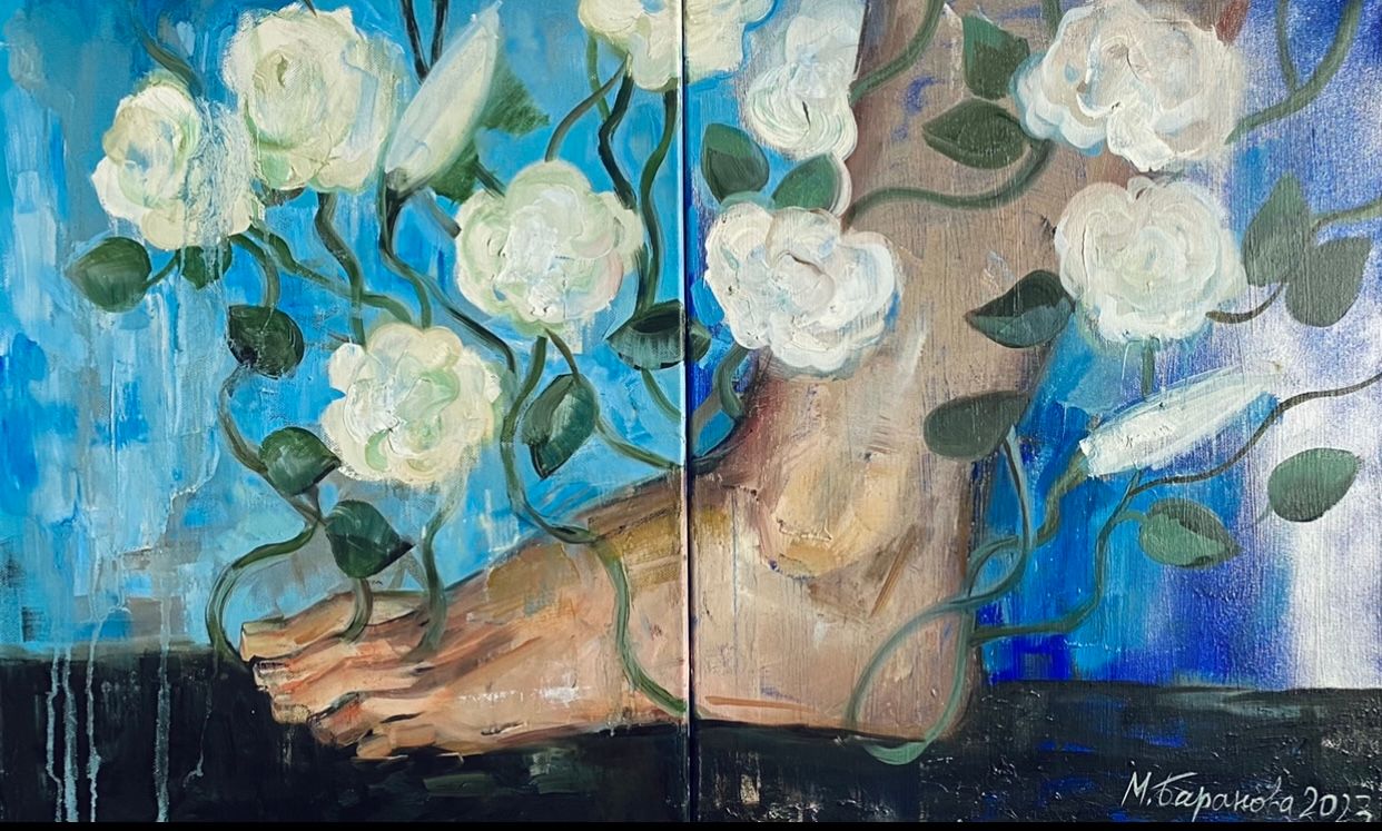 Маргарита Баранова (Картина, живопись - 
                  80 x 50 см) Весна