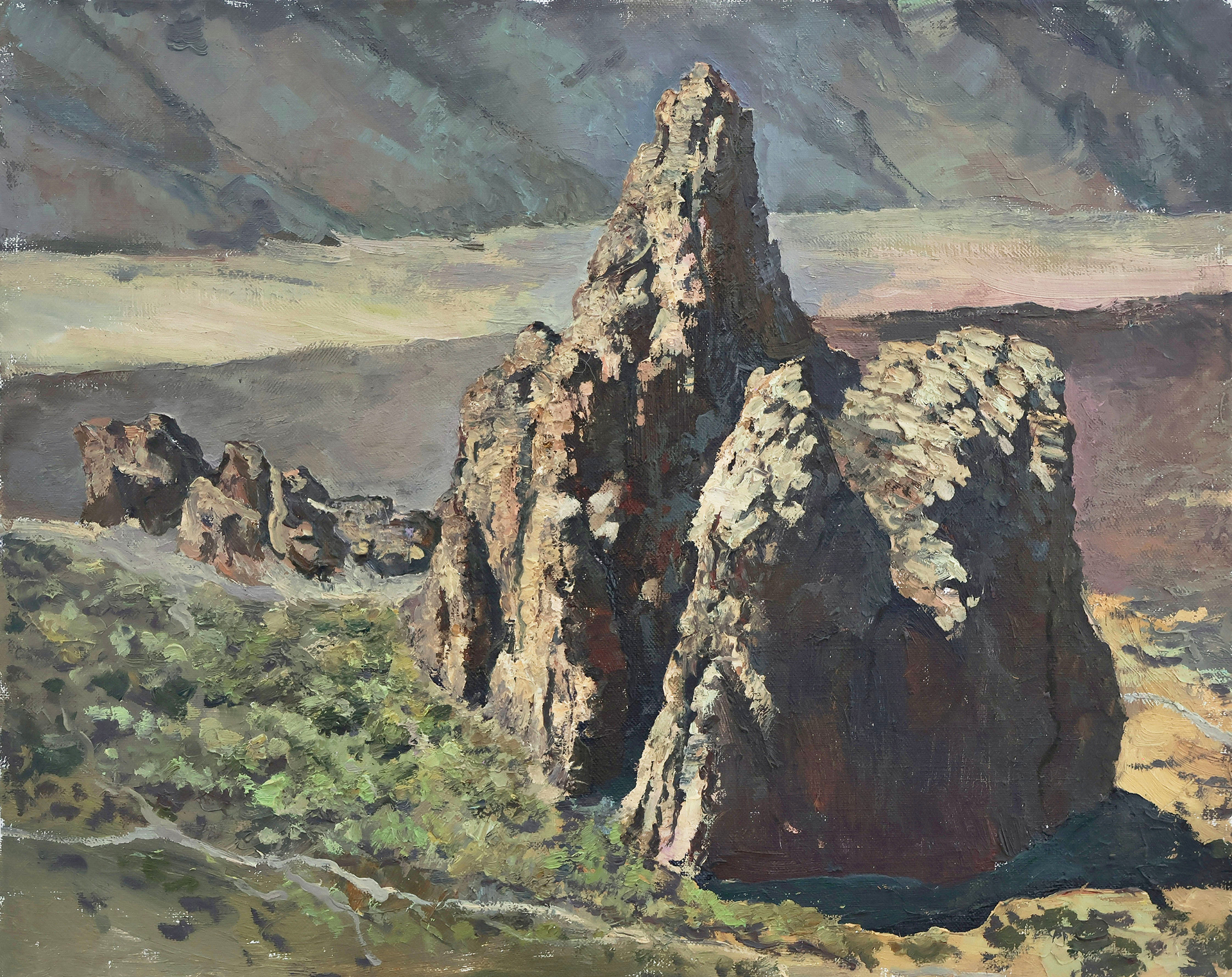Ольга Федорова (Картина, живопись - 
                  50 x 40 см) Roque Catedral