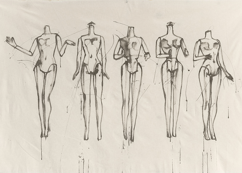 Ксения GRANGE (Графика печатная - 
                  70 x 50 см) Без названия 1