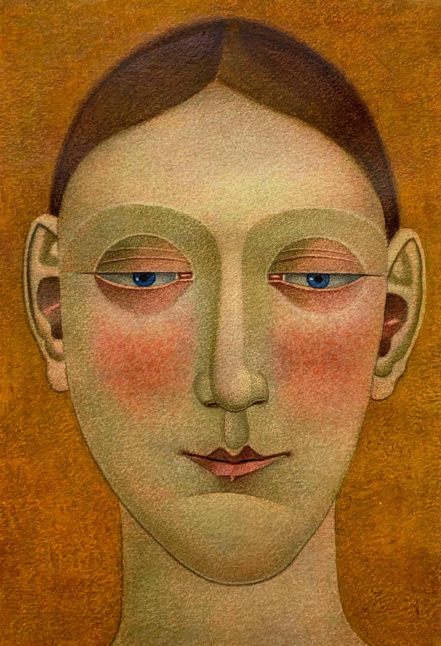 Иван Афонский (Авторская графика - 
                  21 x 28.5 см) Портрет 11