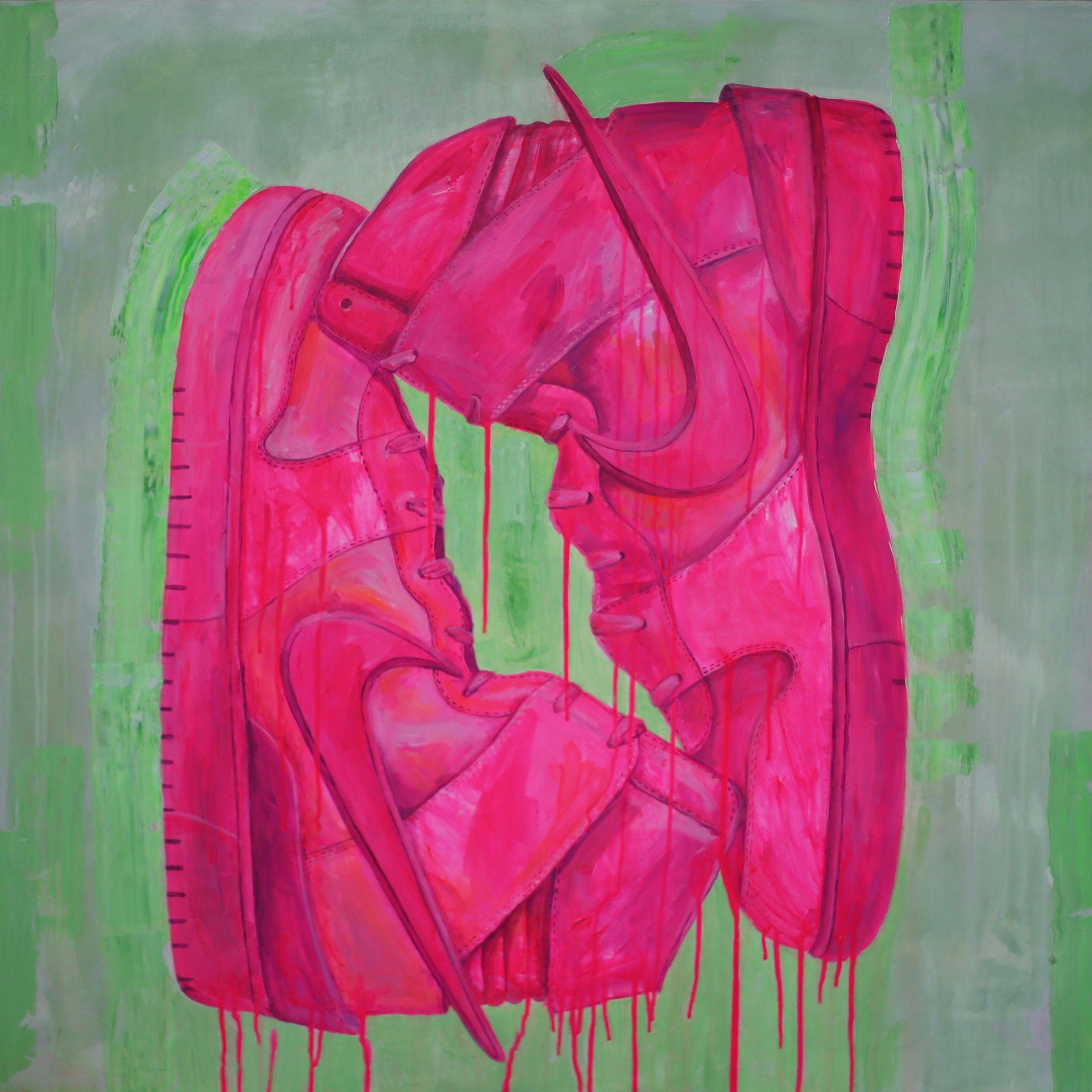 Александра Мато (Картина, живопись - 
                  100 x 100 см) Dunk High SP 'Ambush - Lethal Pink' NIKE