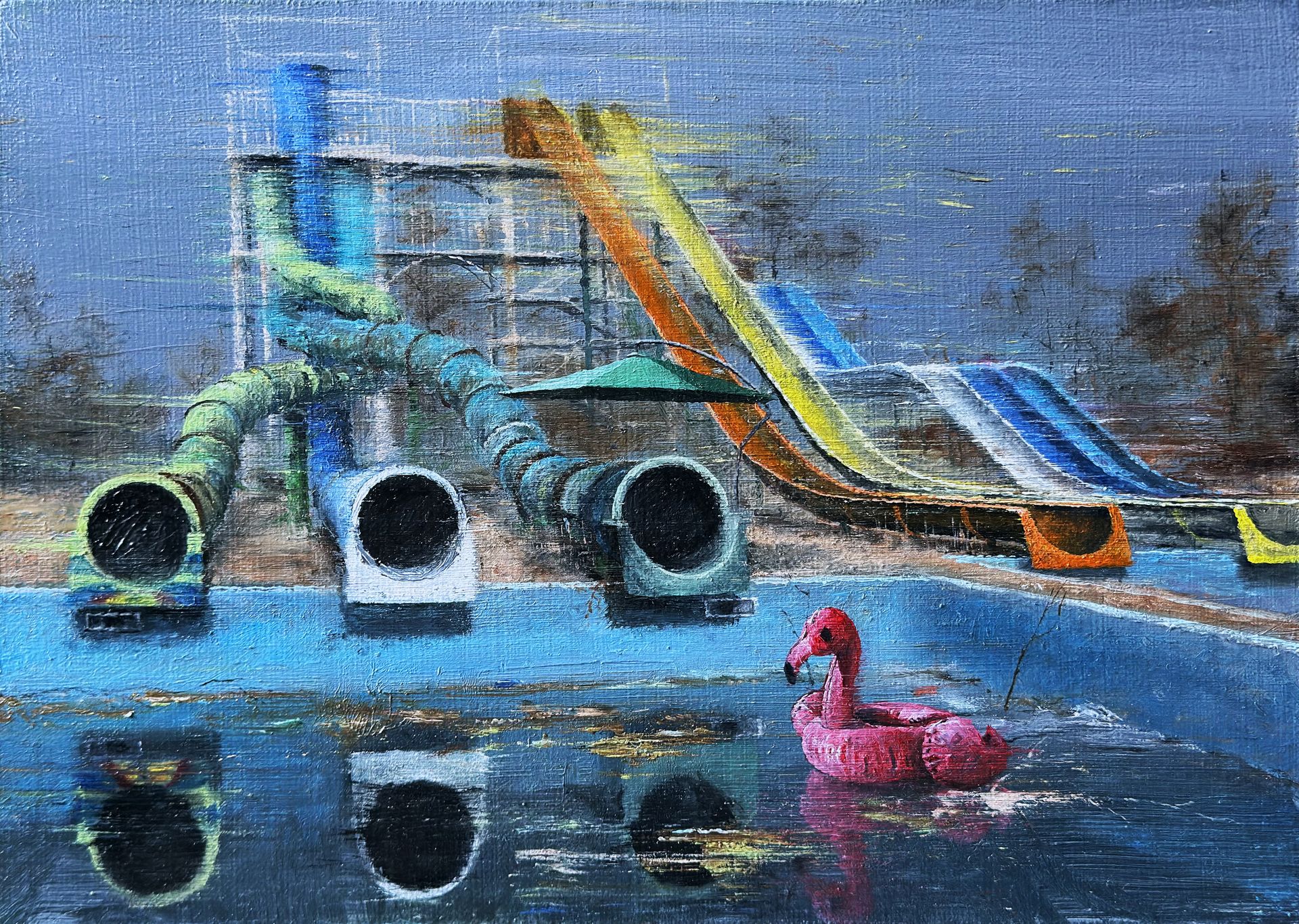 Данила Даренских (Картина, живопись - 
                  35 x 25 см) Closed Forever