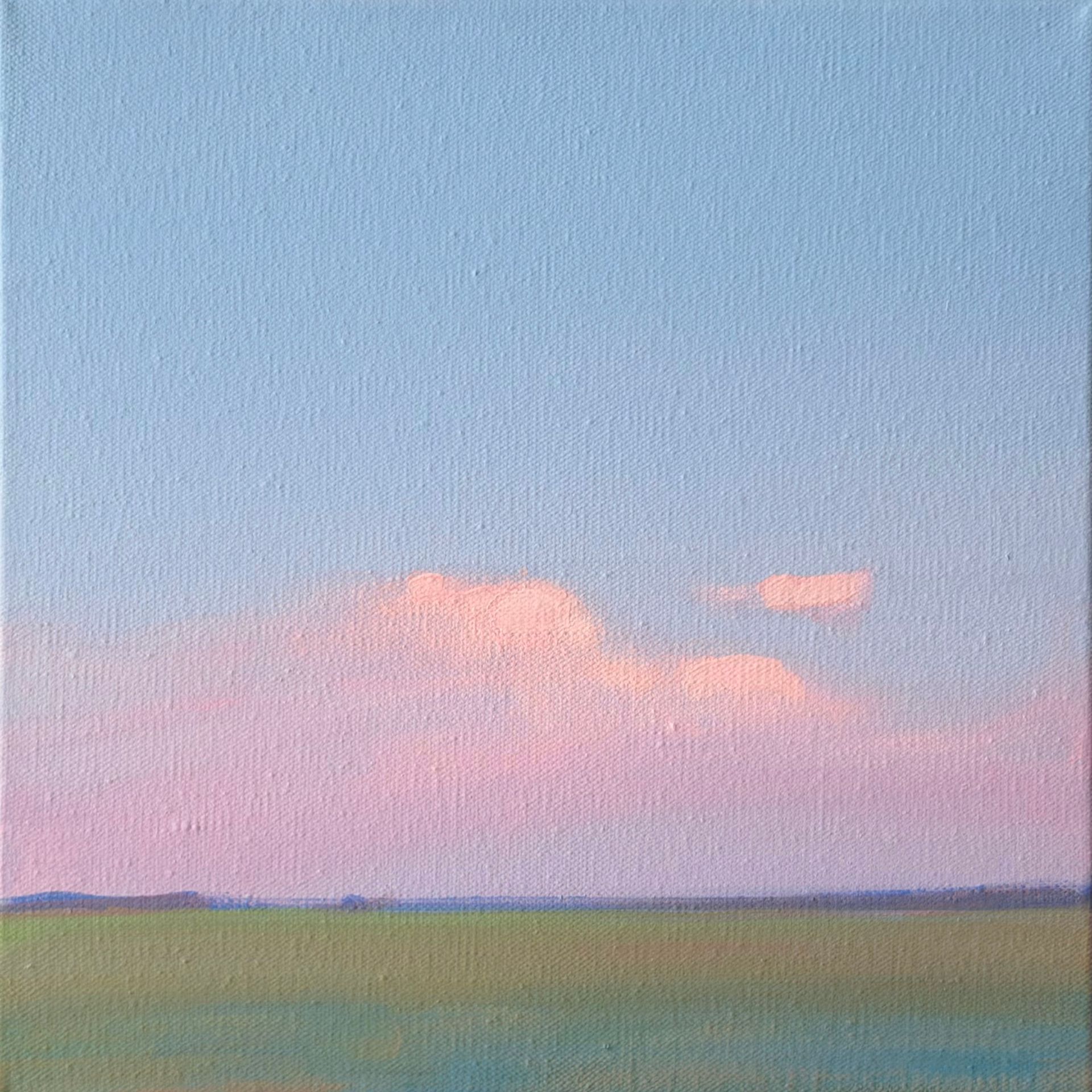 Александра Савина (Картина, живопись - 
                  30 x 30 см) Плывут облака
