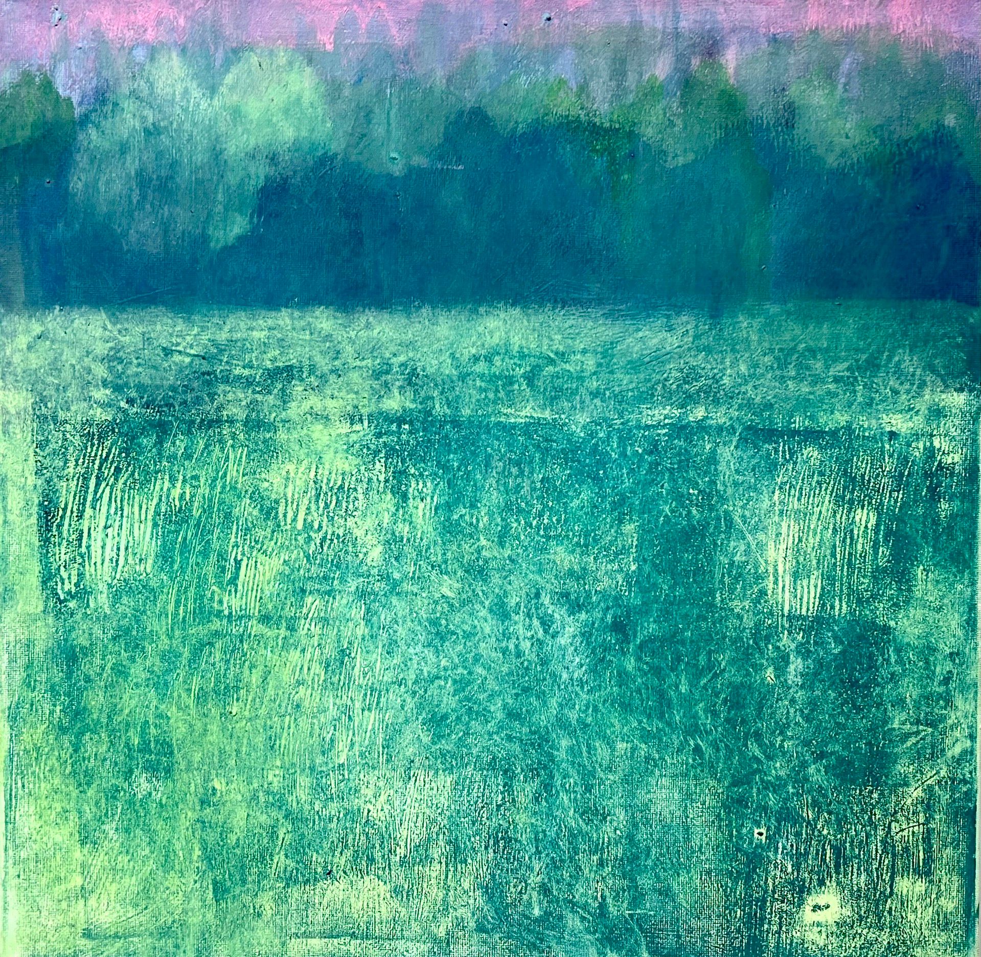 Анна Власова (Картина, живопись - 
                  40 x 40 см) Травы