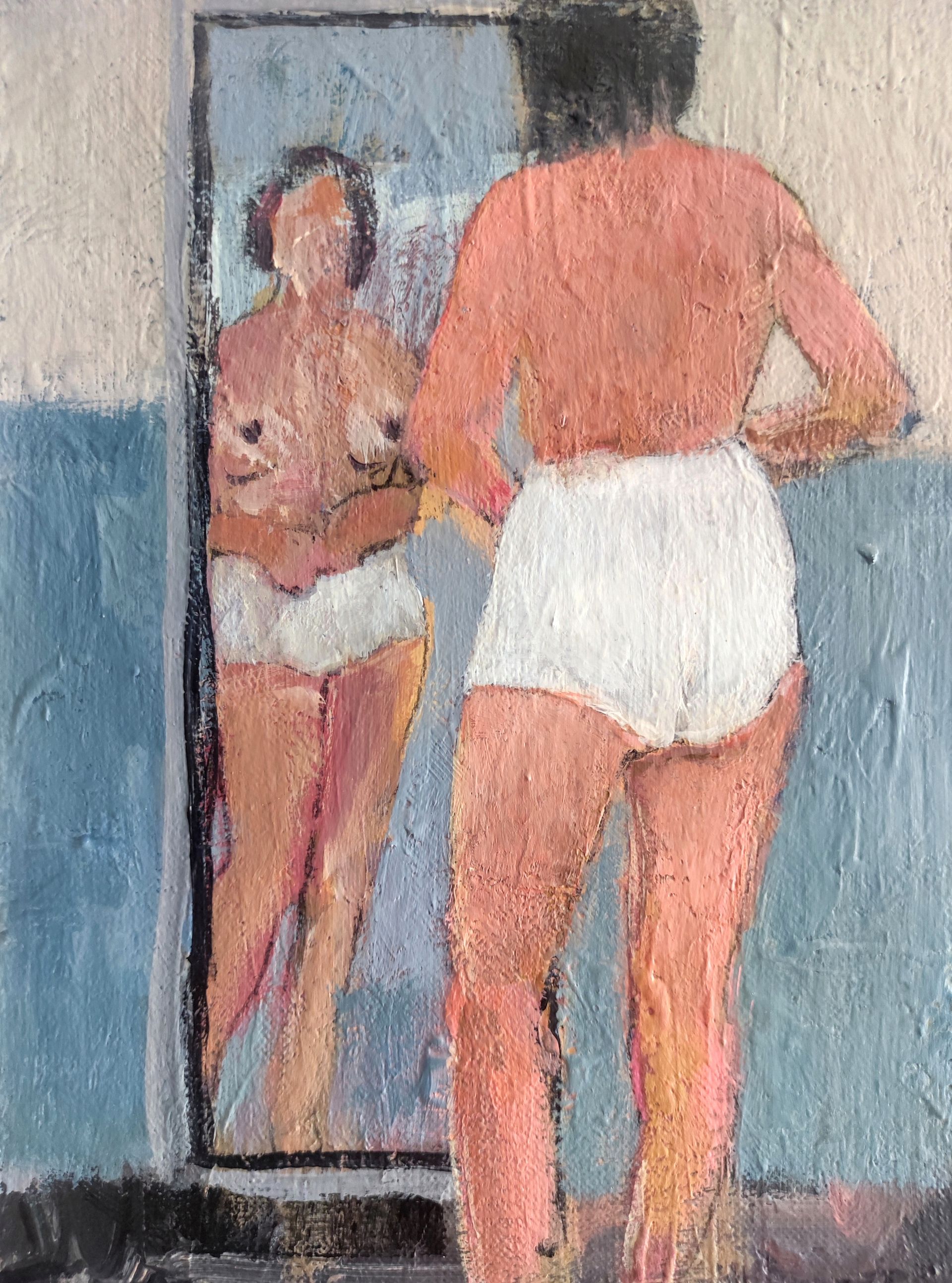 Дарья Петухова (Картина, живопись - 
                  18 x 24 см) Натурщица