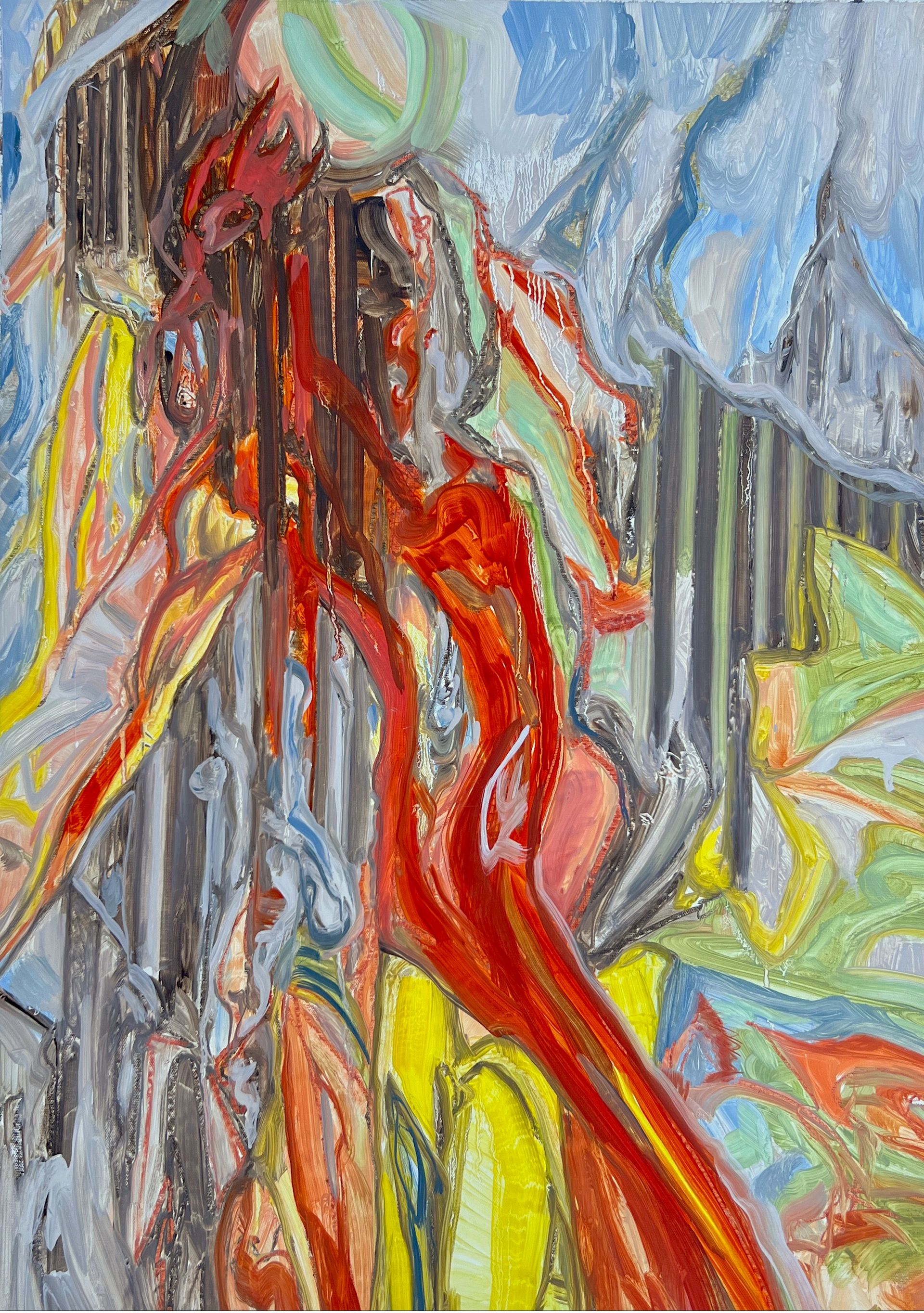 Наталья Межерицкая (Картина, живопись - 
                  50 x 70 см) Воображаемые отношения. Личные границы
